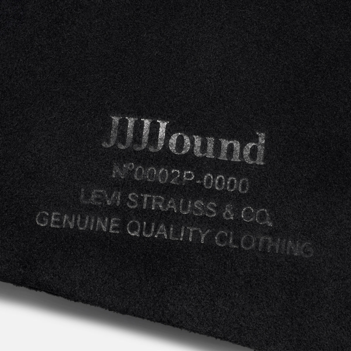 Levi's x JJJJound Suede Cap - Black