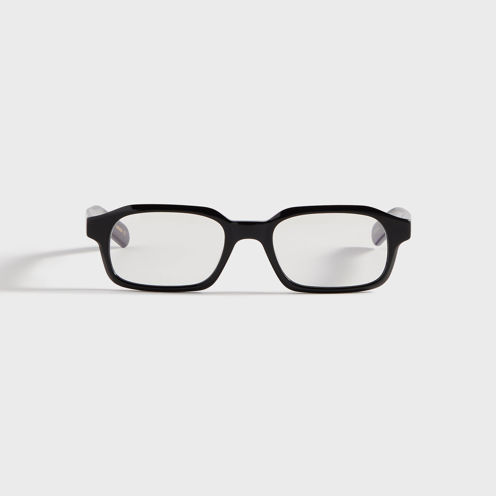 Flatlist Hanky Sunglasses - Solid Black / Clear Blue Light