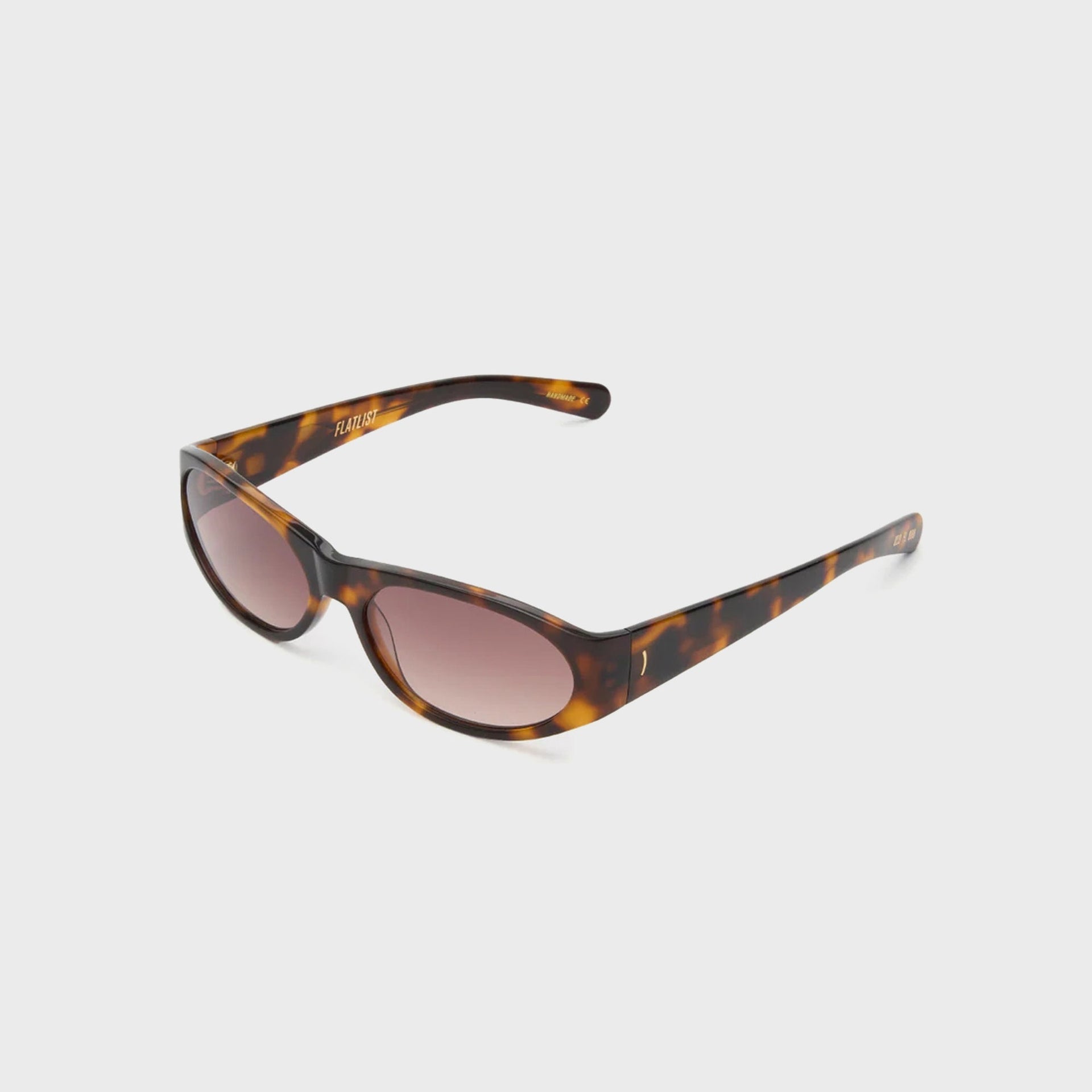 Flatlist Eddie Kyu Sunglasses - Dark Tortoise / Brown Gradient Lens