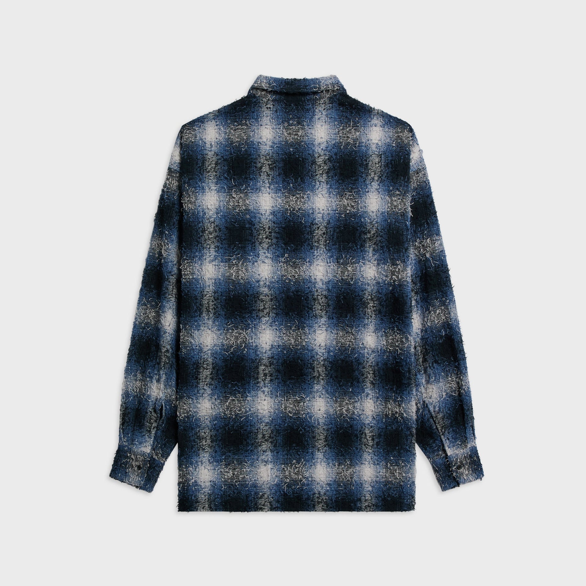 KOZABURO Boxy Fit Flap Pocket Shirt - Blue