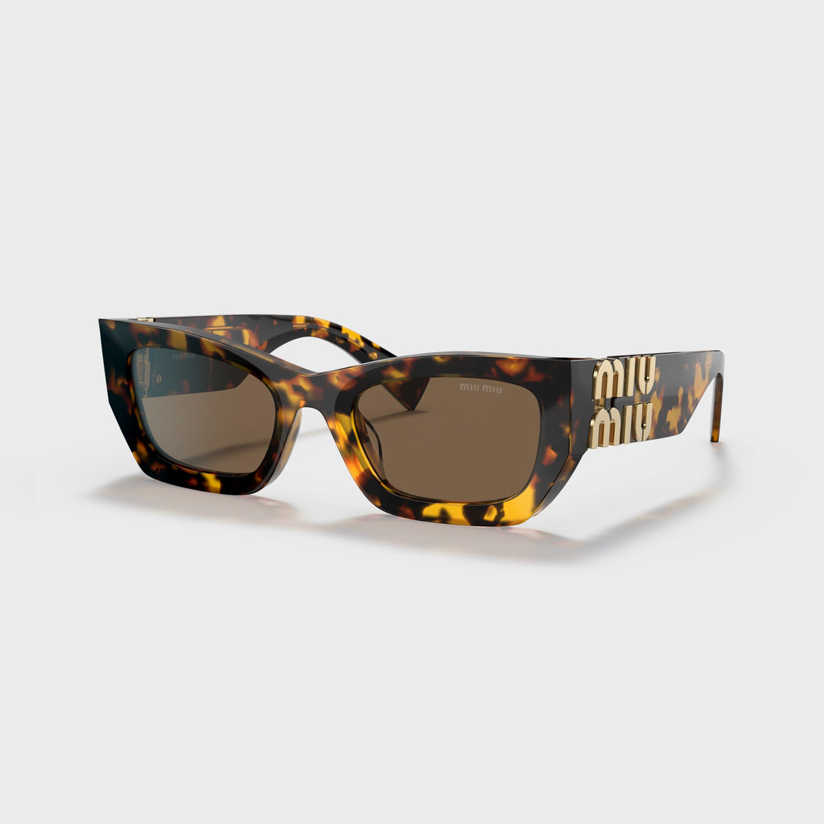 Miu Miu 0MU09WS Sunglasses - Honey Havana / Dark Brown