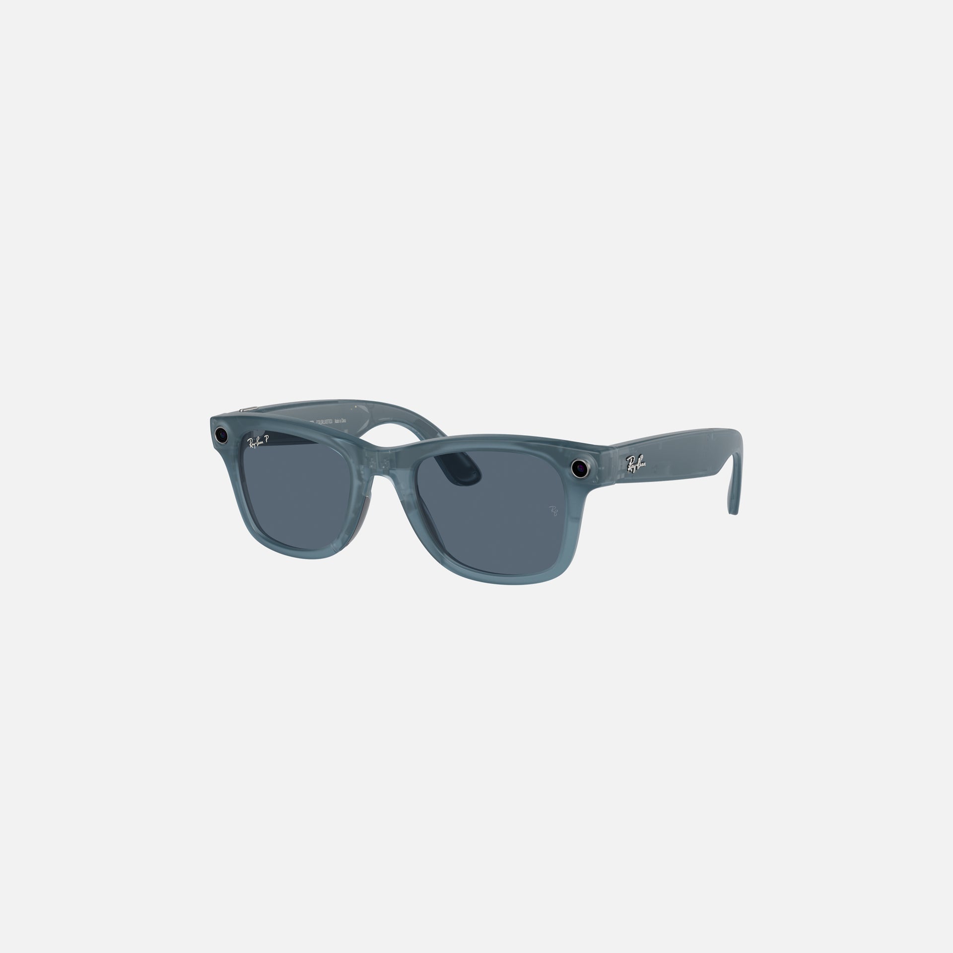 Ray-Ban Meta Wayfarer - Matte Jeans Polar Dusty Blue