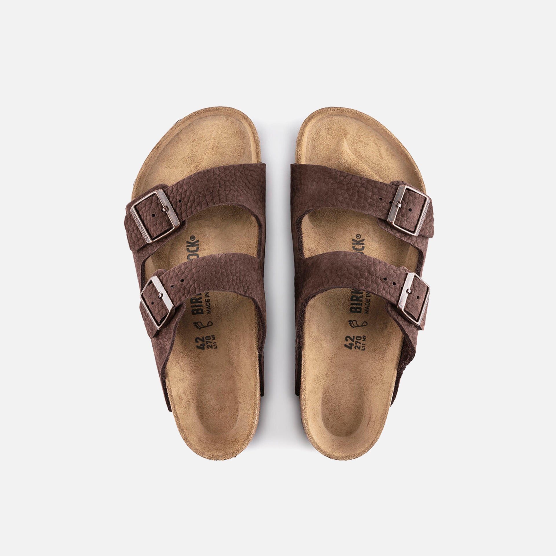 Birkenstock Arizona Nubuck - Desert Buck Roast