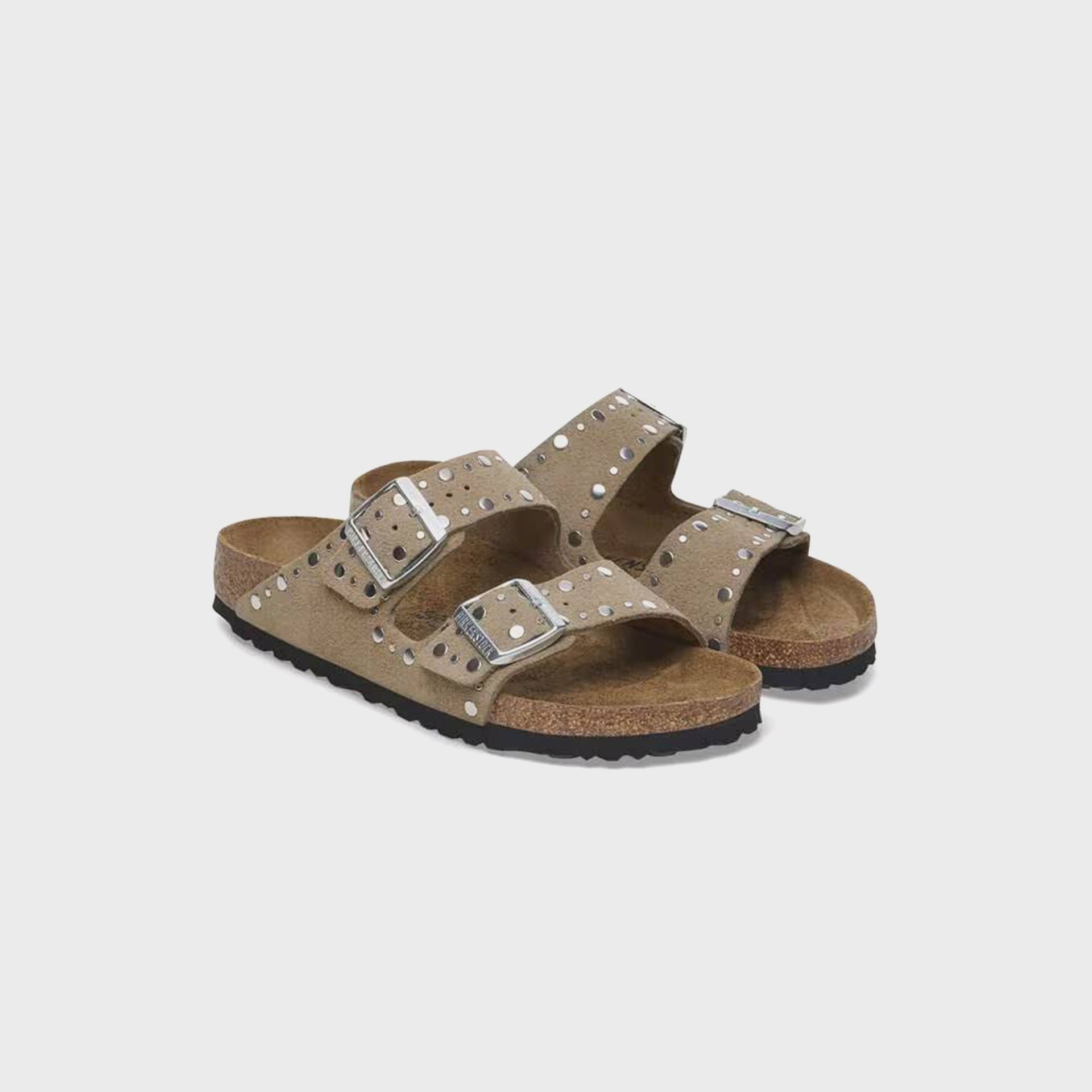 Birkenstock WMNS Arizona Rivets - Taupe