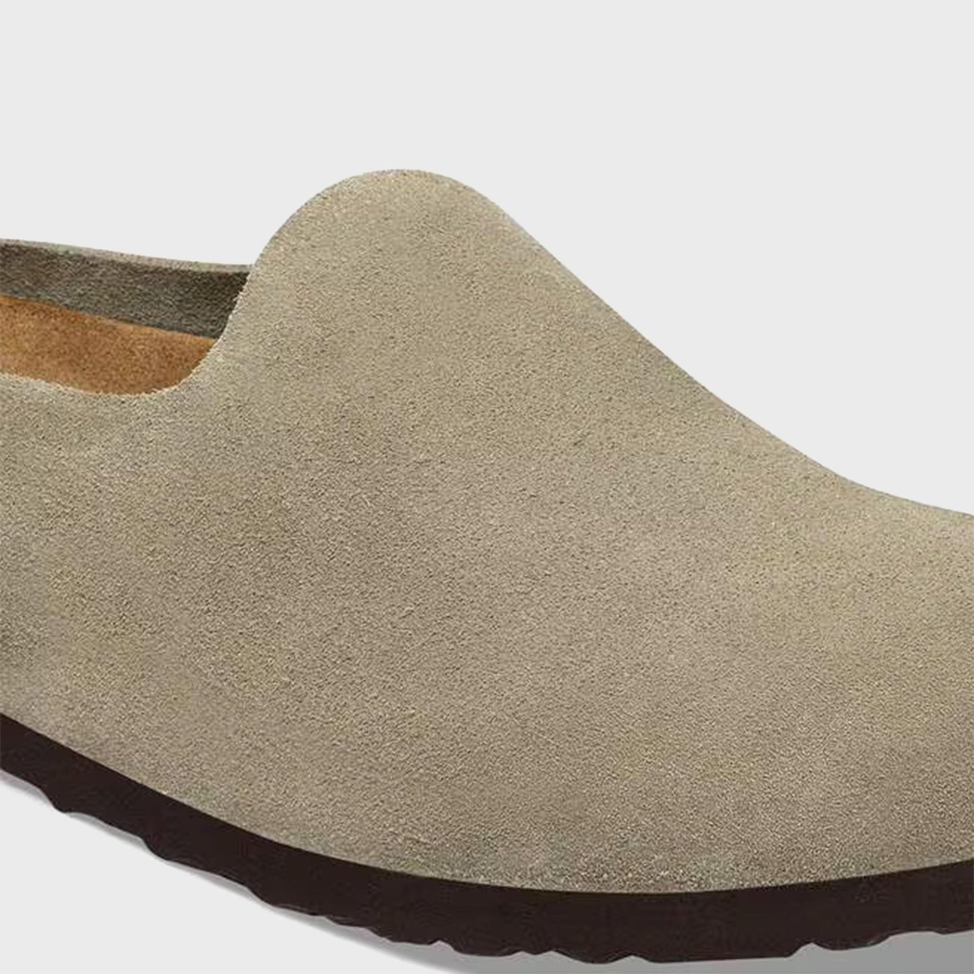 Birkenstock WMNS Amsterdam Wrapped Suede - Taupe