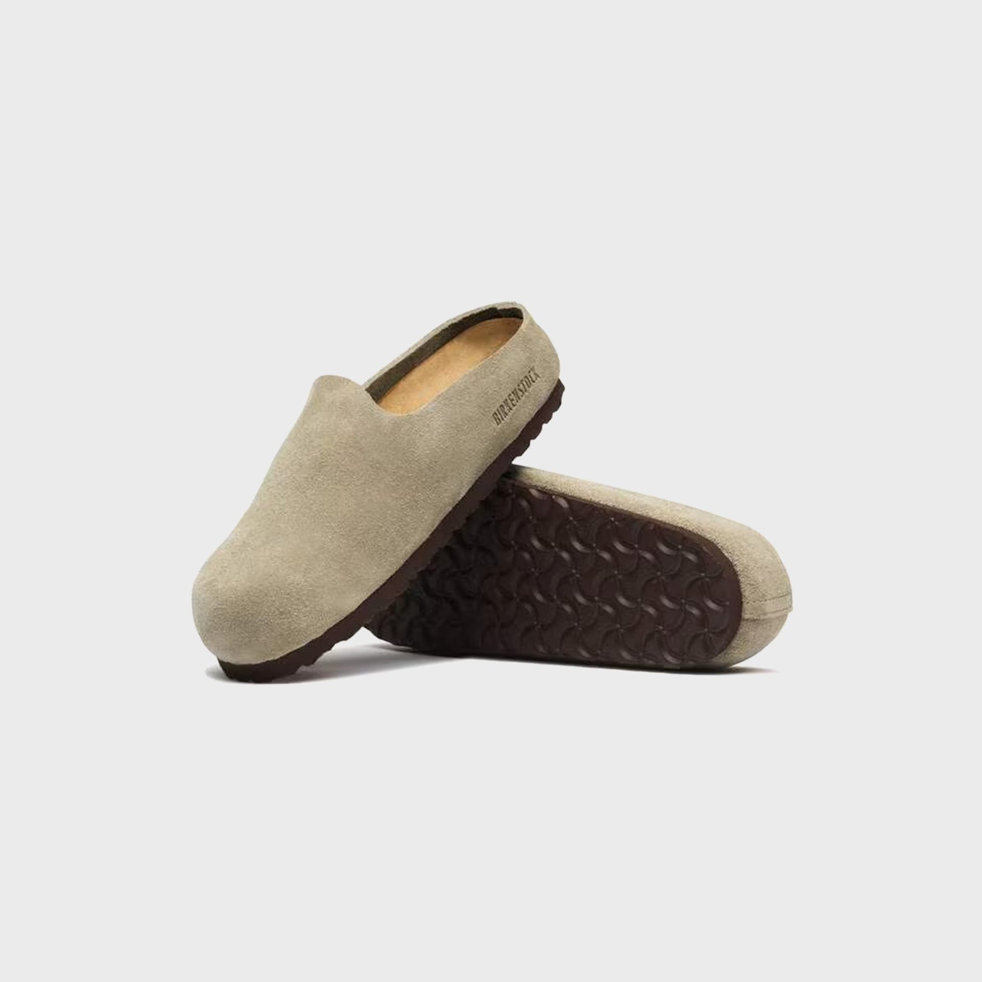 Birkenstock WMNS Amsterdam Wrapped Suede - Taupe