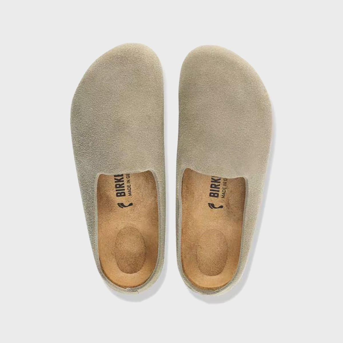 Birkenstock WMNS Amsterdam Wrapped Suede - Taupe