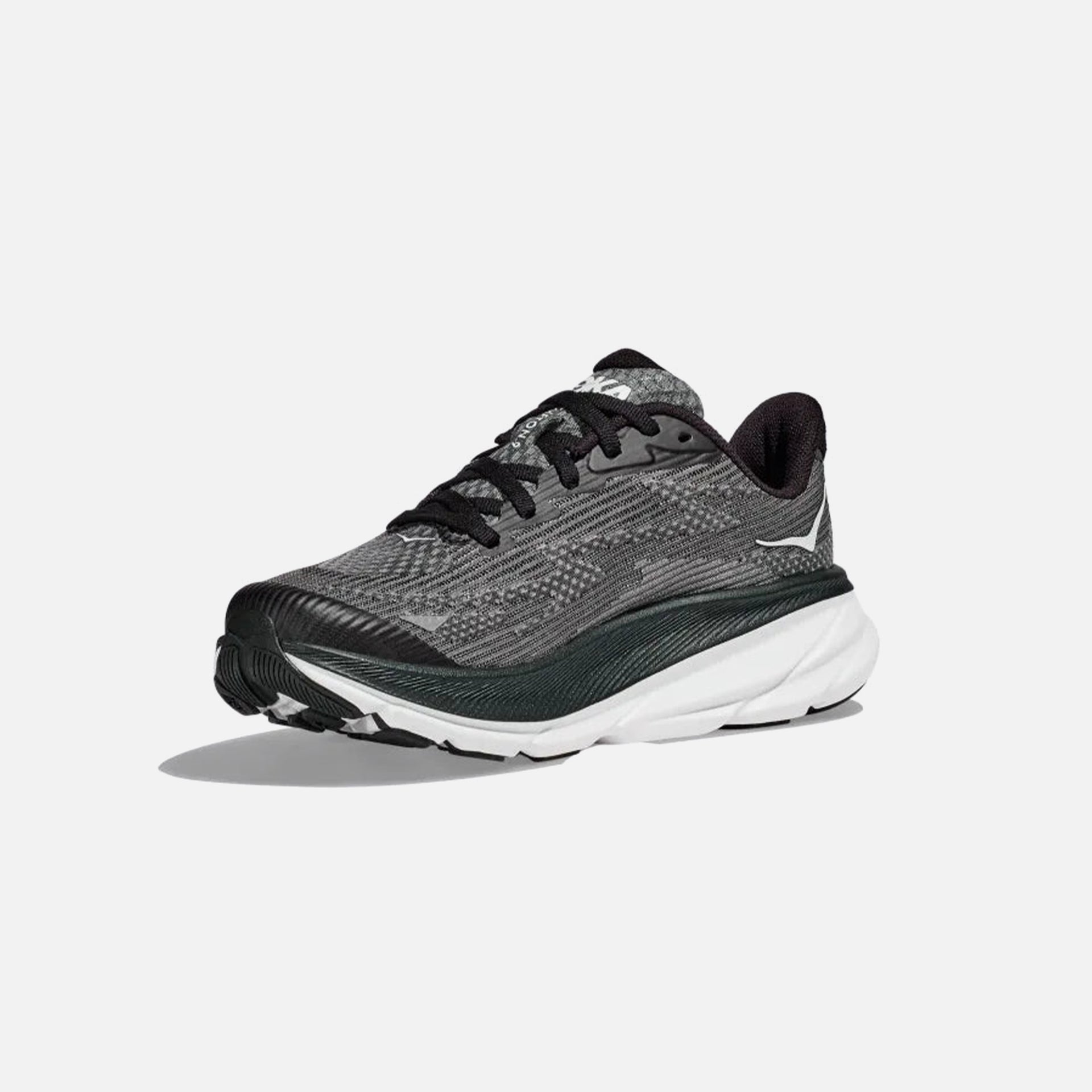 HOKA GS Clifton 9 - Black / White