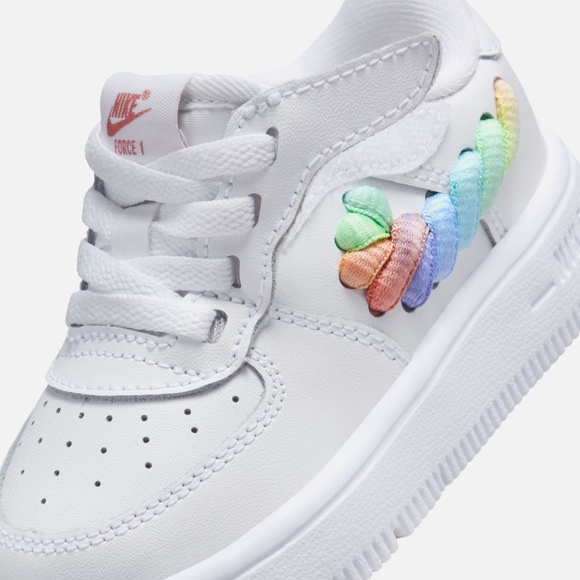 Nike TD Force 1 Low Easyon - White / Multi-Color / Terra Blue