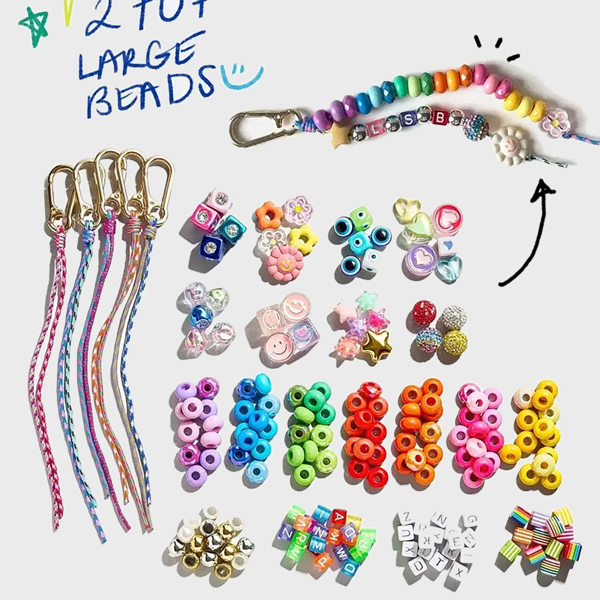 BAUBLEBAR Kids DIY Bag Charm Craft Kit - Multi