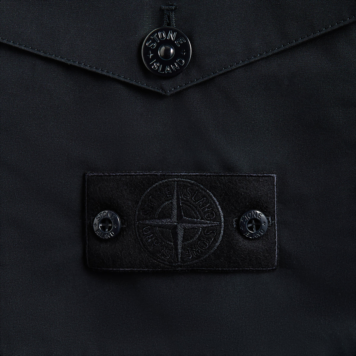 Stone Island Weatherproof Cotton Canvas Ghost Piece Trouser - Navy
