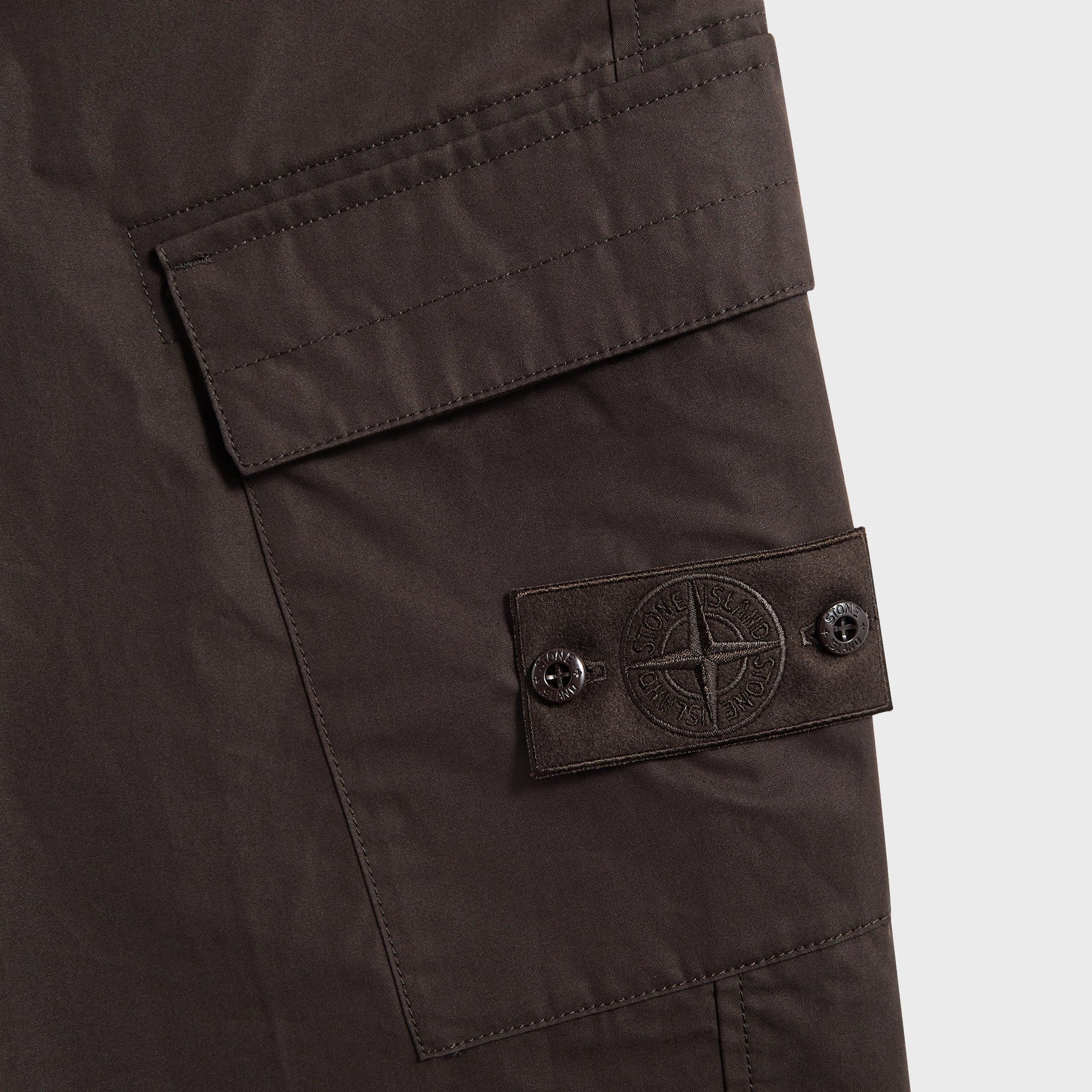 Stone Island Ghost Cargo Trousers - Dark Brown