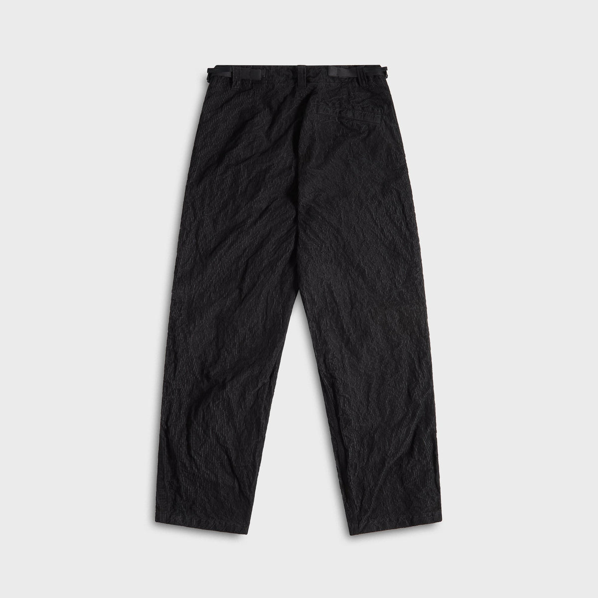 Stone Island Wrinkled Corduroy Trousers - Black