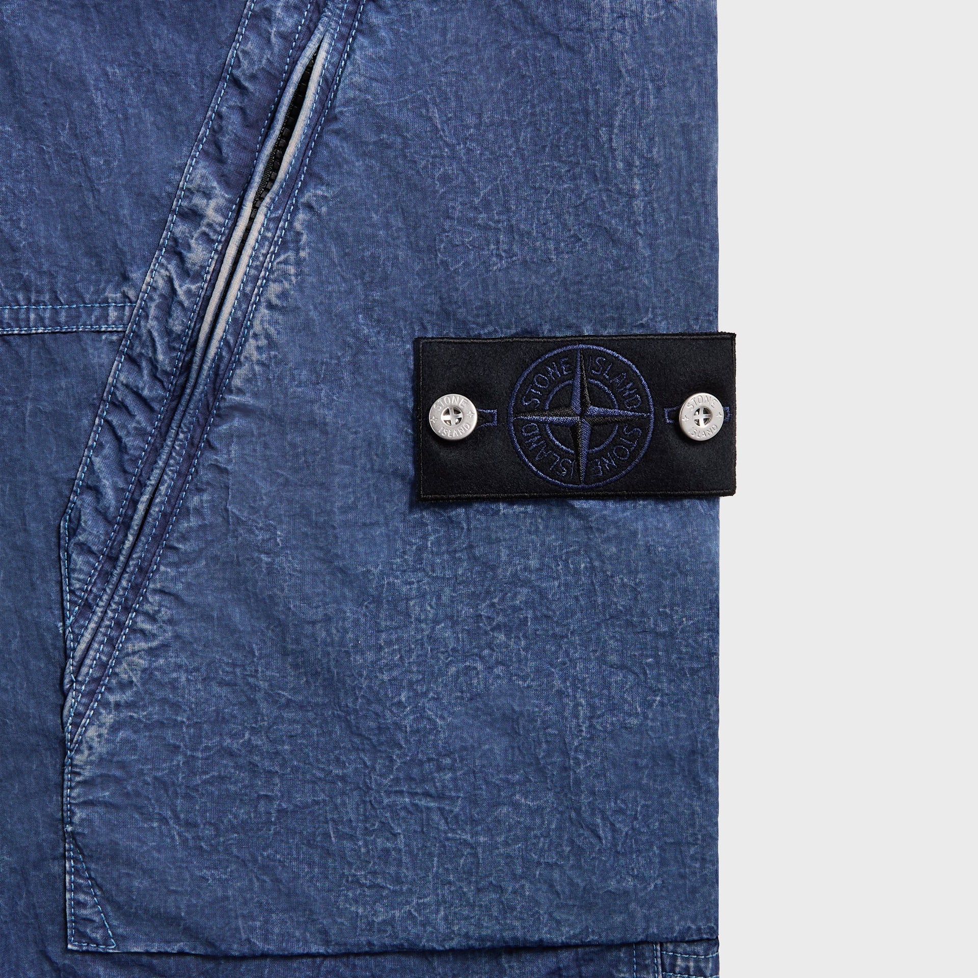 Stone Island Denim Research Hollow Fibre Nylon Trousers - Indigo
