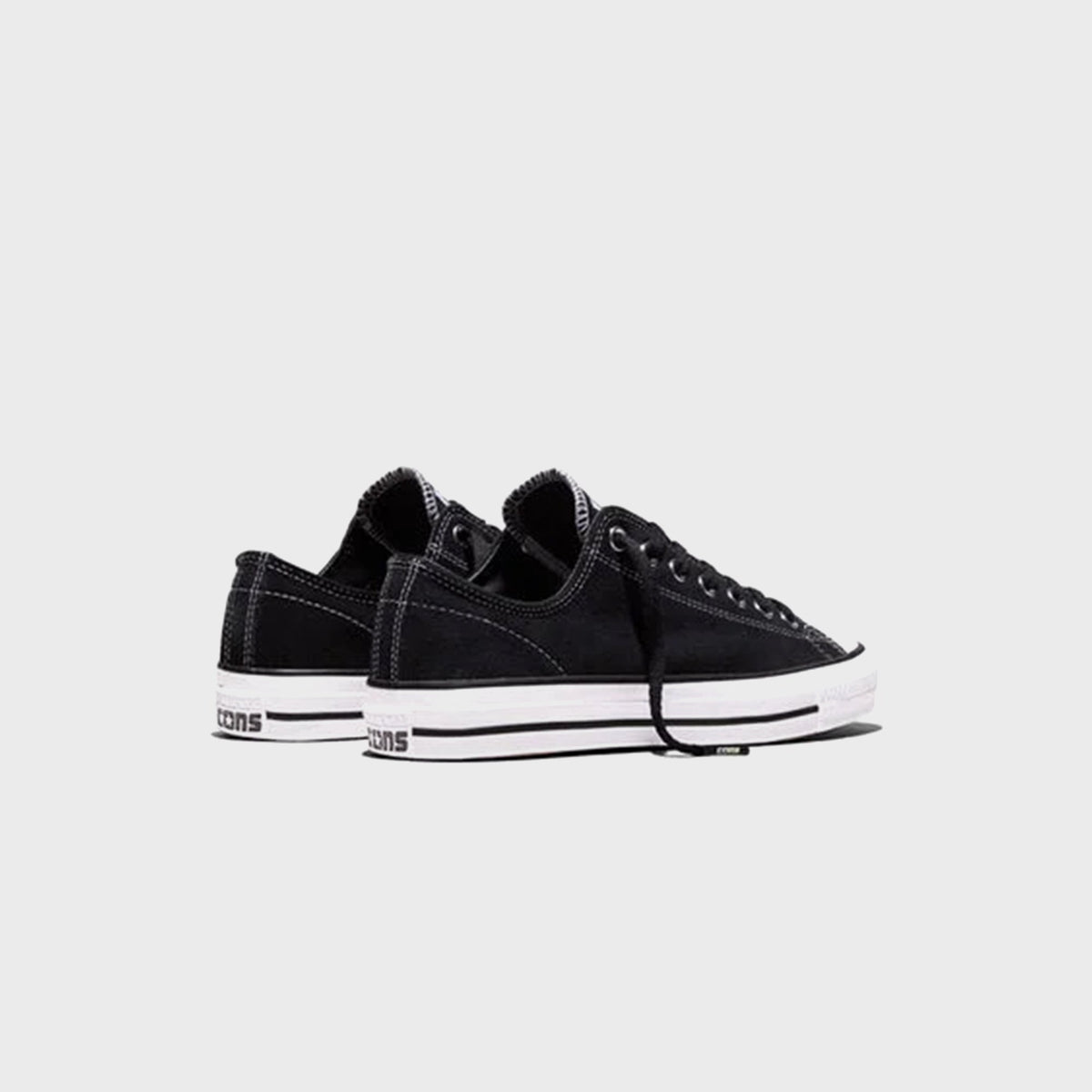 Converse One Star Pro Suede - Black / Black / White
