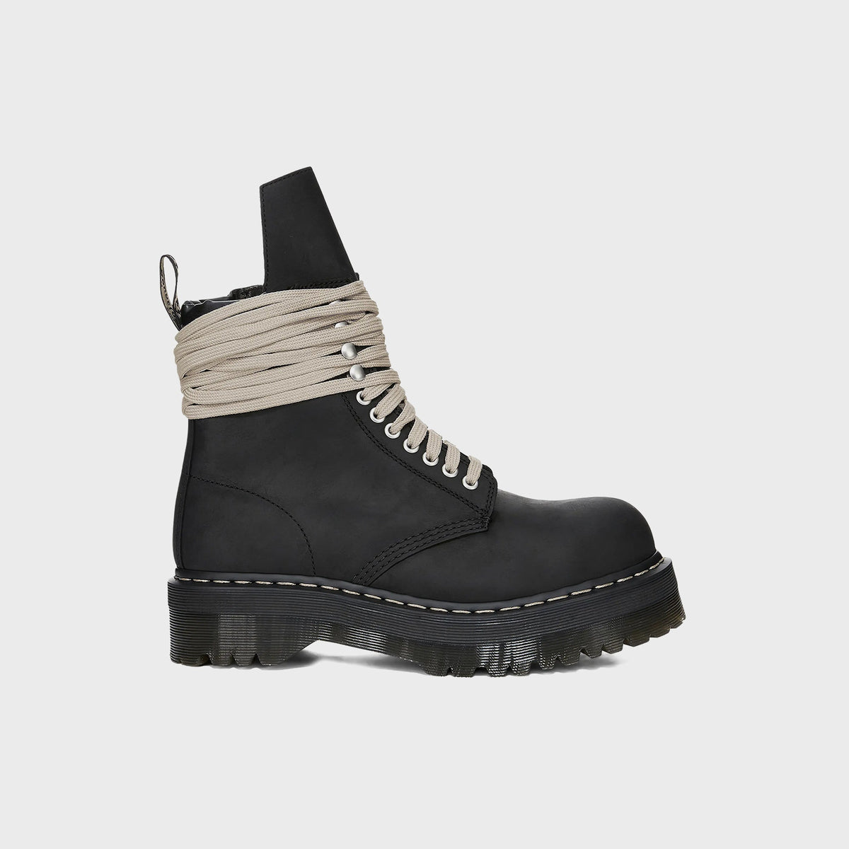 Dr. Martens x Rick Owens Quad Sole Steel Toe Boot - Black