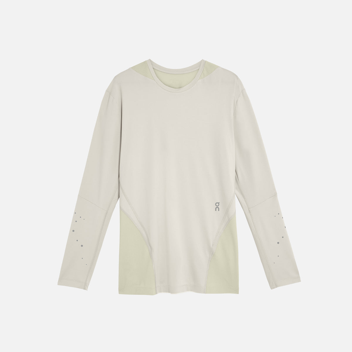 On Running for Post Archive Faction Performance Long Sleeve Tee - Moondust Chalk