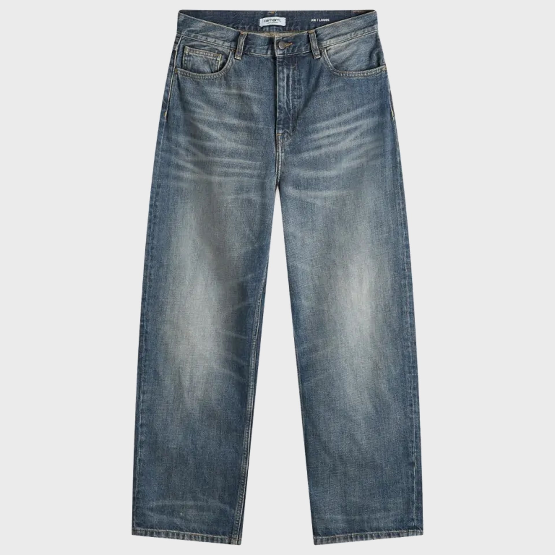 Carhartt WIP W Brandon Pant - Worn Used Washed Blue