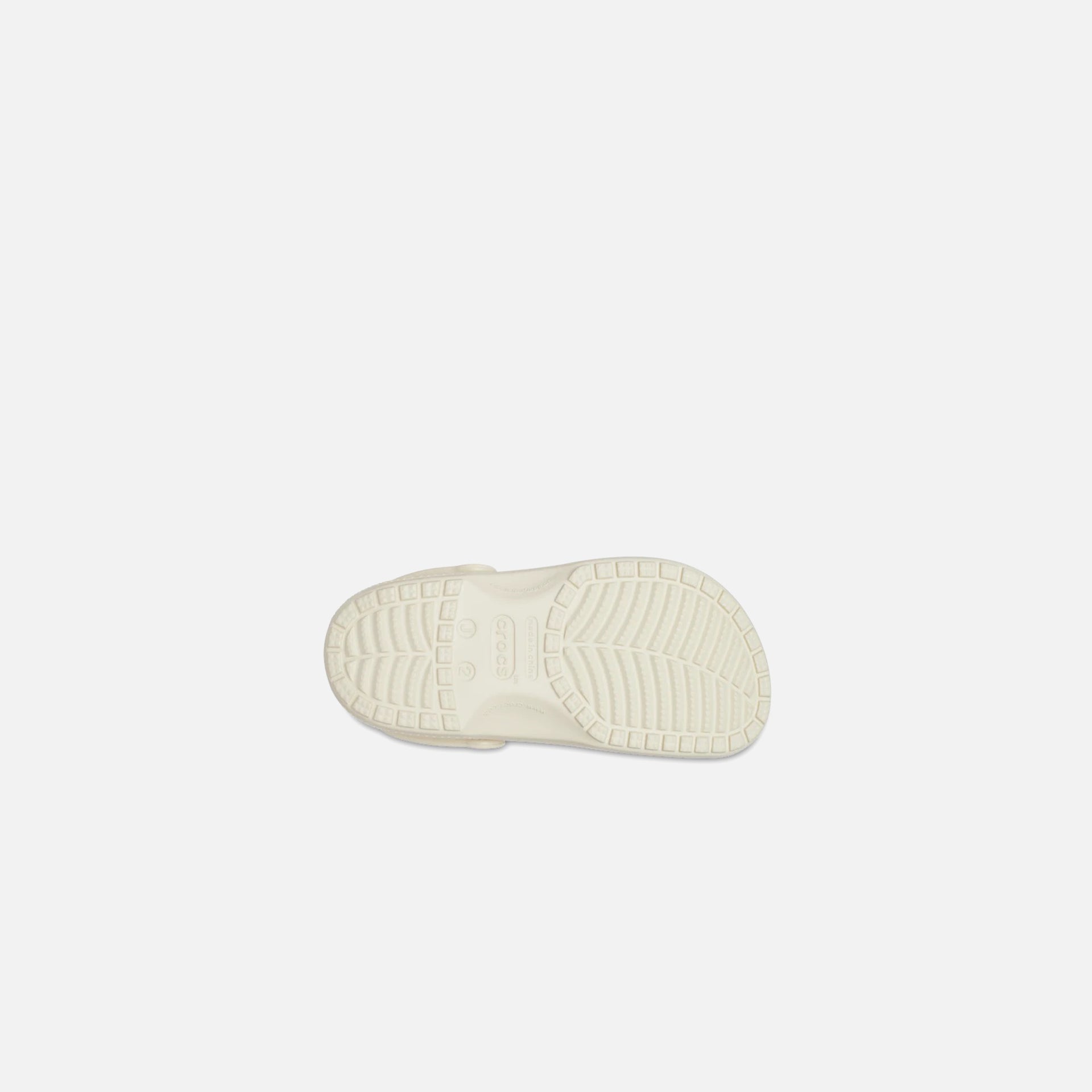 Crocs Grade School Classic Clog Kids - Bone