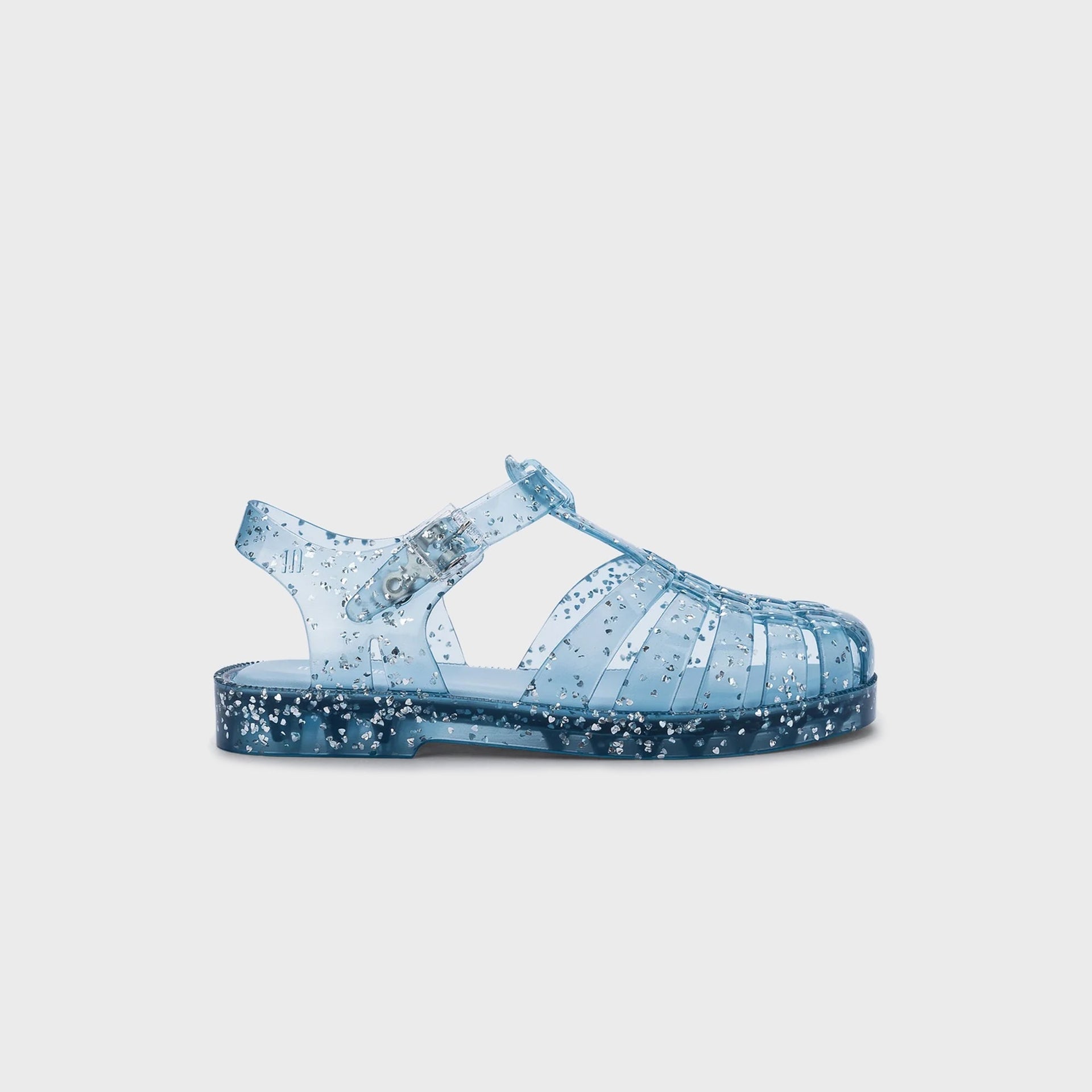 Melissa Kids Possession Shiny Elements II Sandal - Glitter Blue