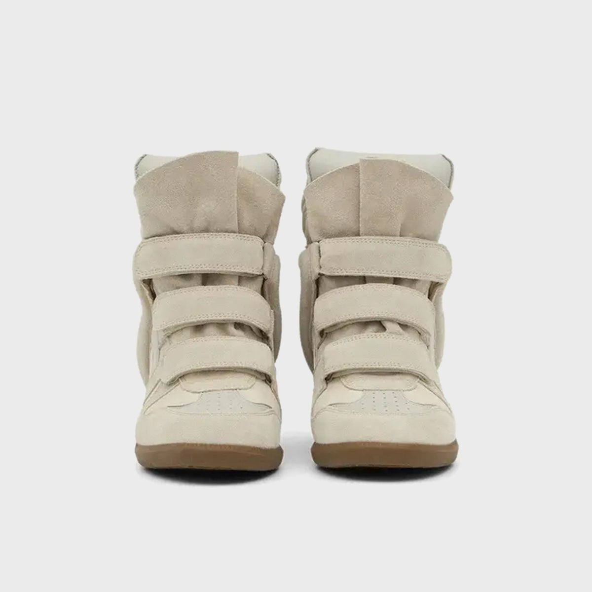 Isabel Marant WMNS Bekett High-Top Sneakers - Ecru