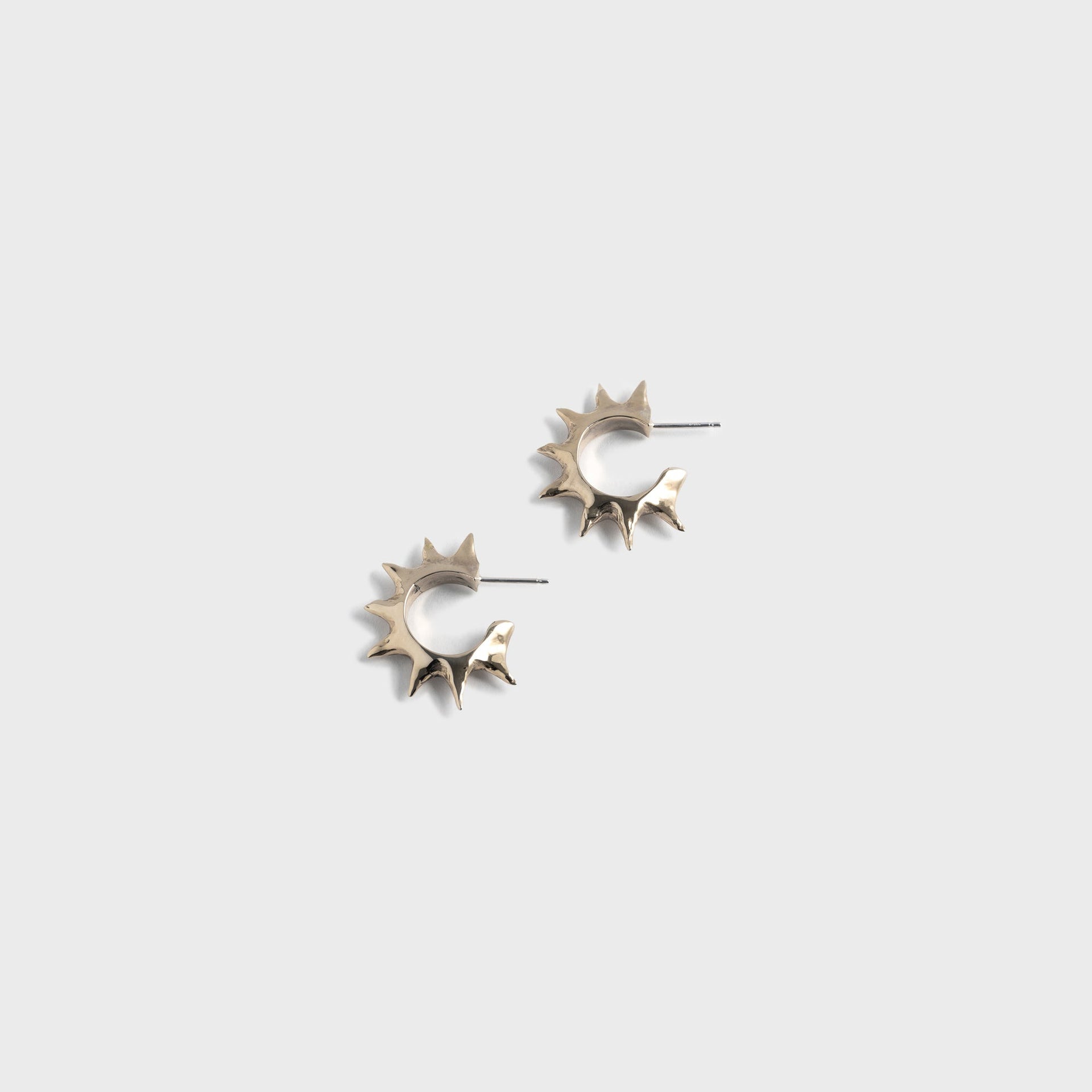 Faris Spina Hoops in Gold