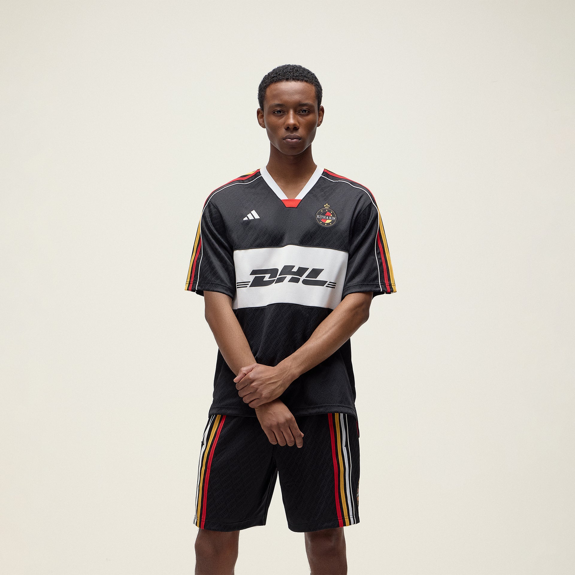 Kith for adidas Football DHL Express Jersey in Black