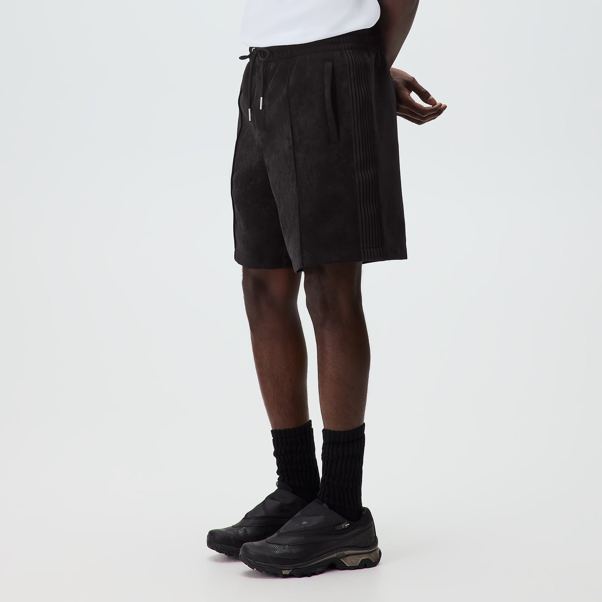 Kith Sueded Scuba Curtis Short - Black