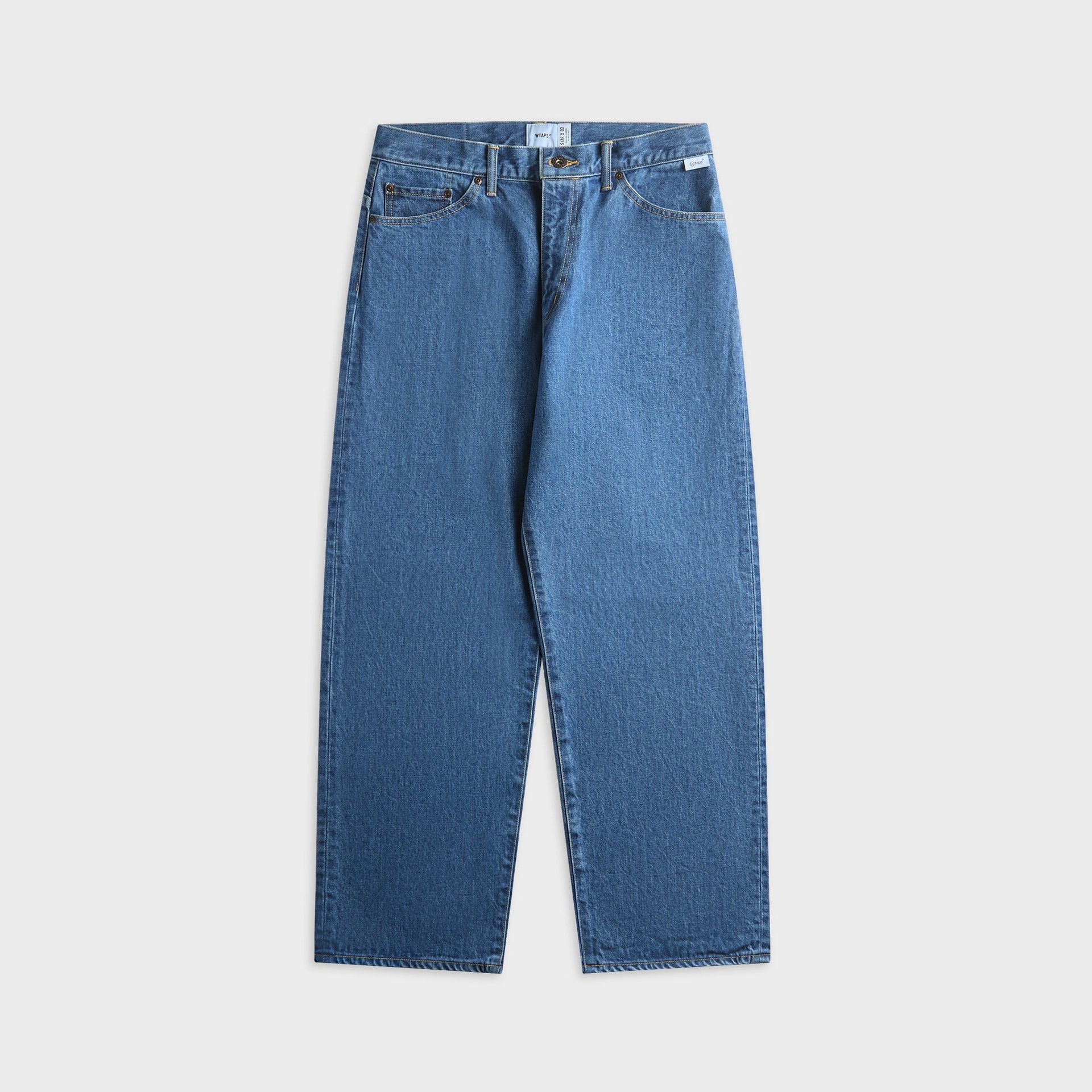 WTAPS Blues Straight Cotton Denim Trouser - Indigo