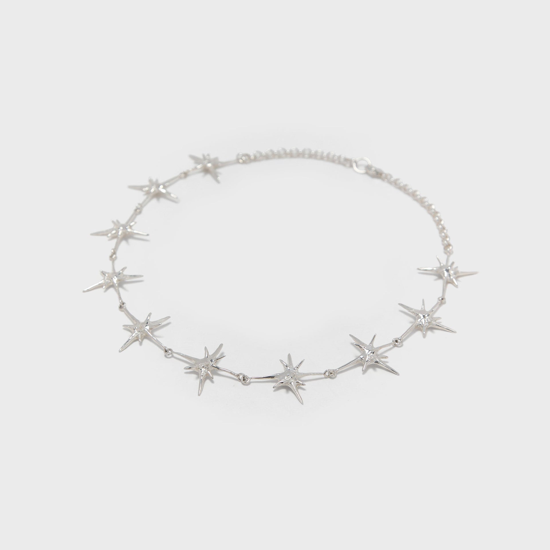 Faris Uni Collar Necklace - Silver