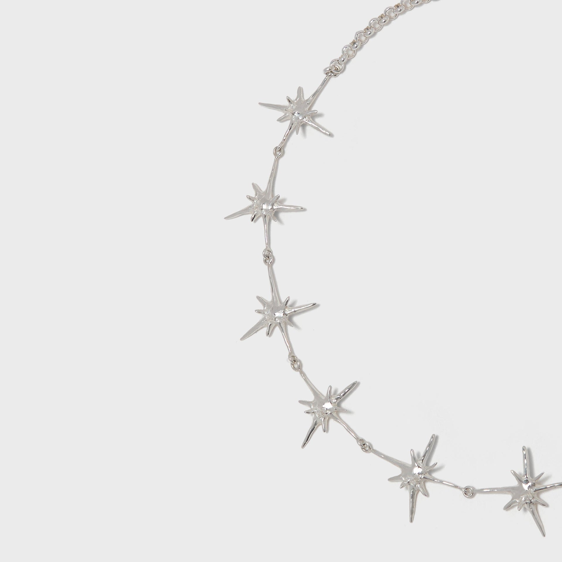 Faris Uni Collar Necklace - Silver