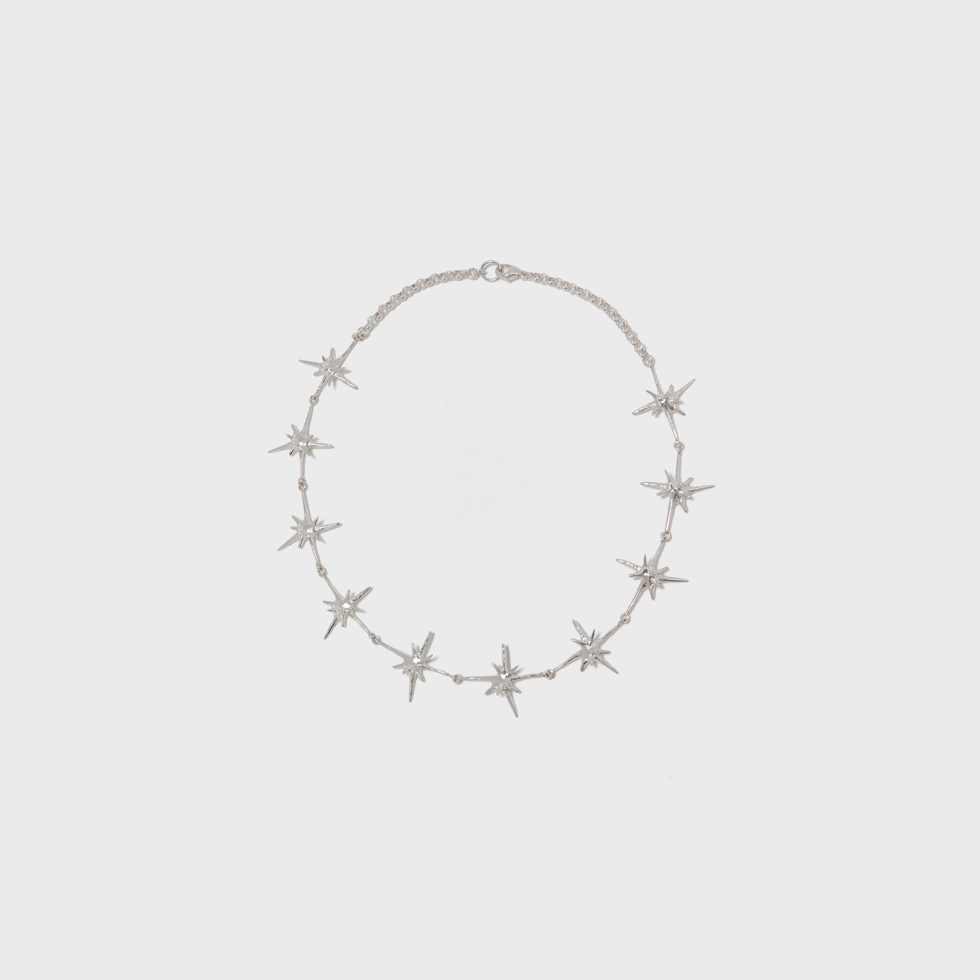 Faris Uni Collar Necklace - Silver