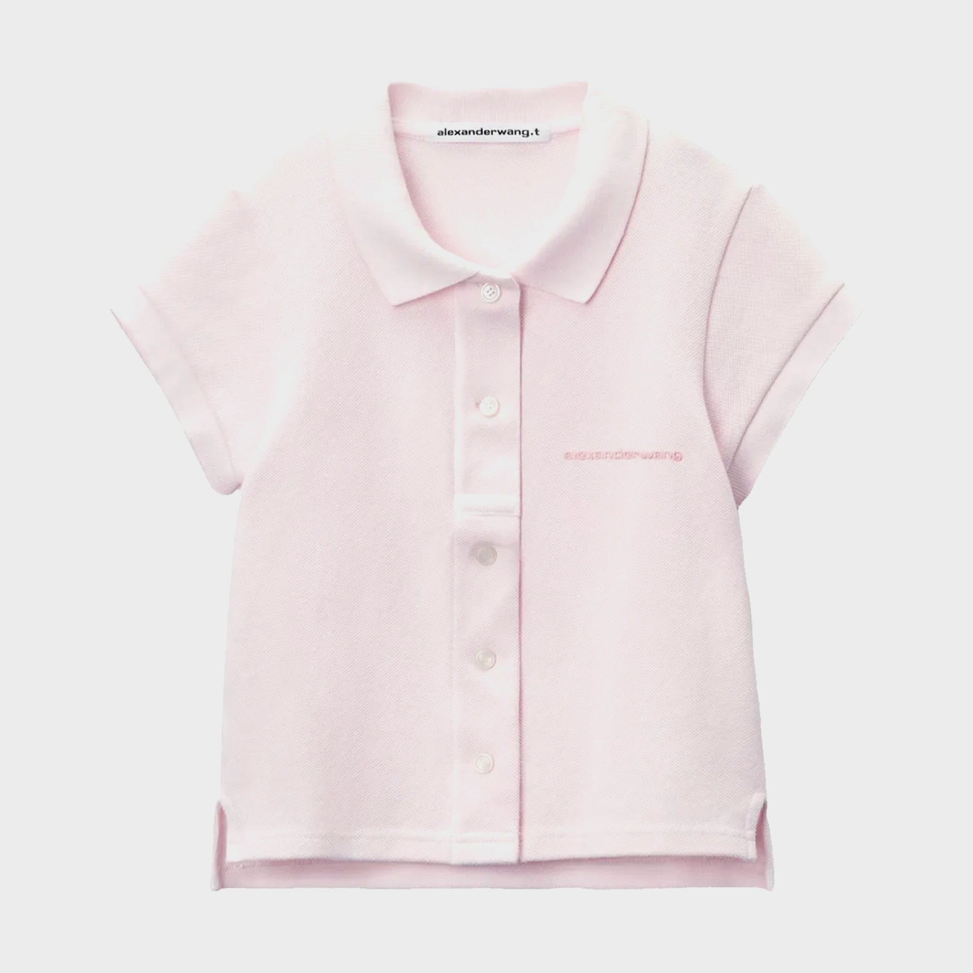 Alexander Wang Deconstructed Polo Cardigan - Pink