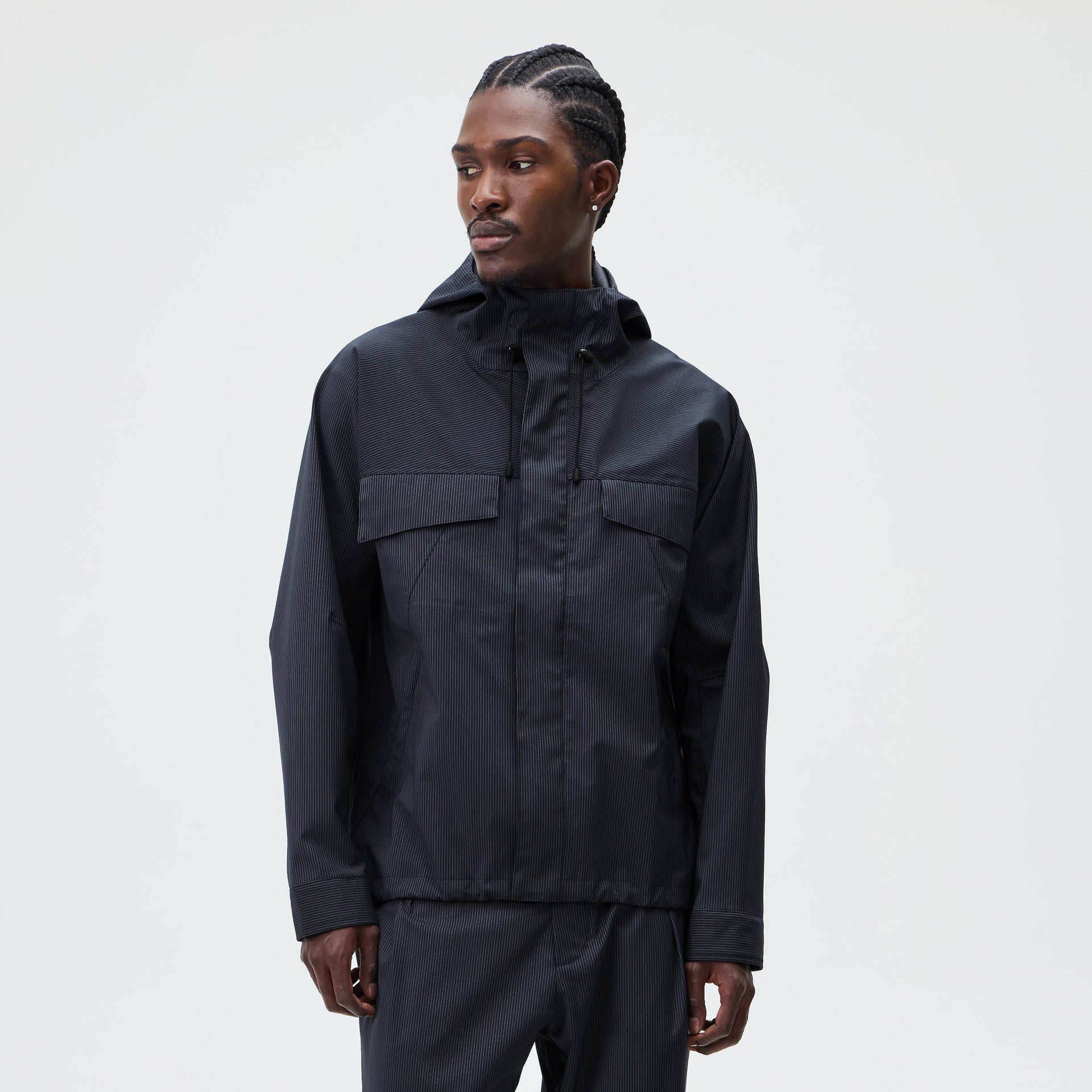 &Kin Tropical Wool Gael Parka - Nocturnal