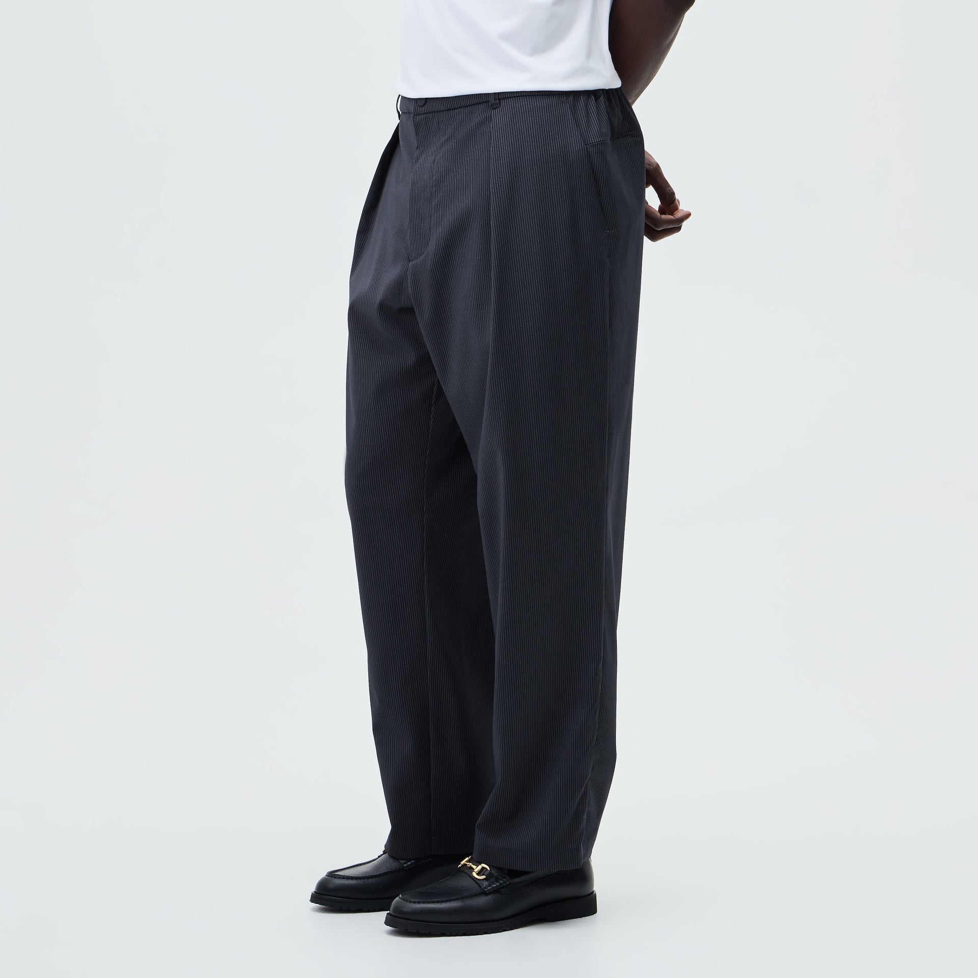 &Kin Tropical Wool Idris Pant - Nocturnal