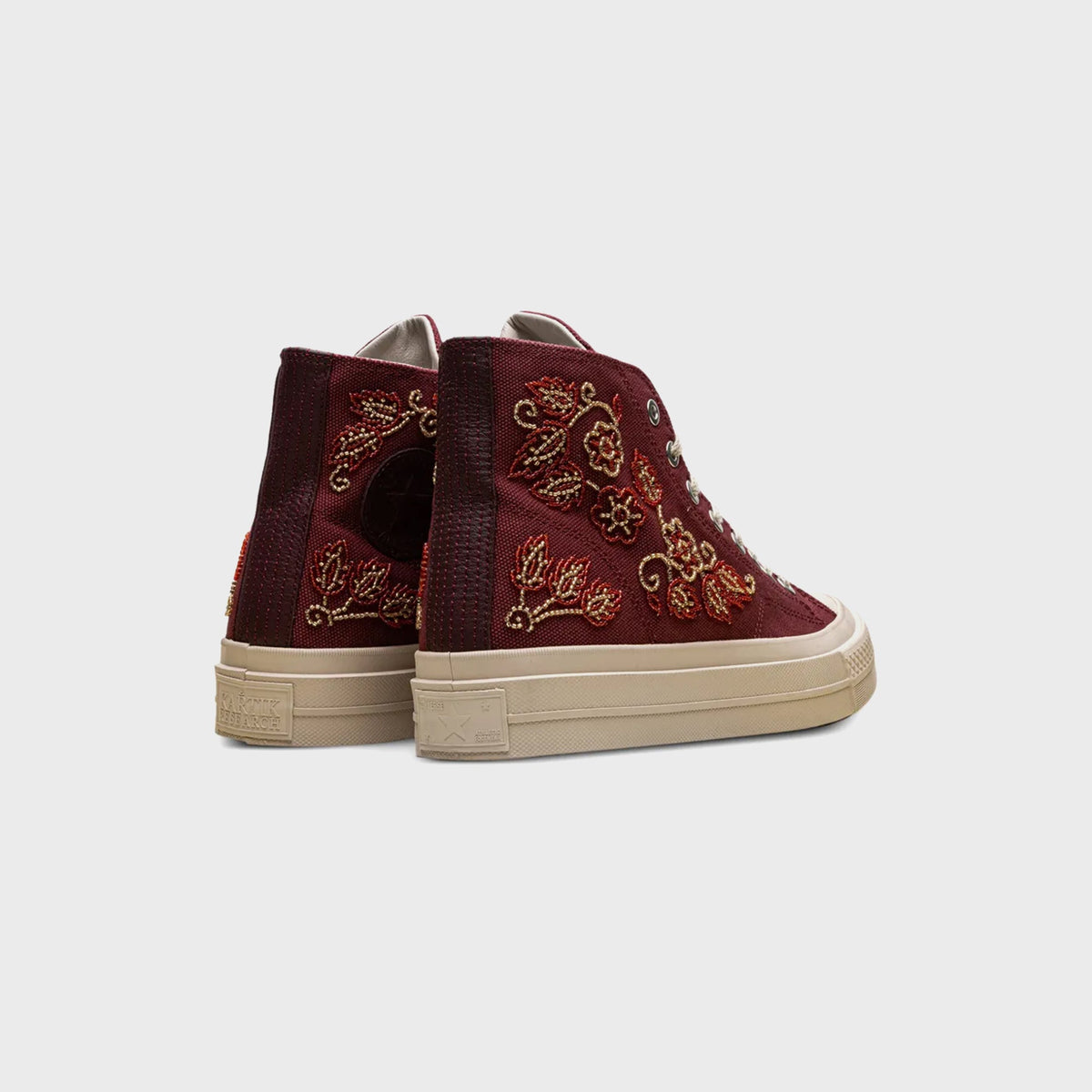 Converse x Kartik Research Chuck Taylor All Star Hi - Red / Snow White / Zinfandel