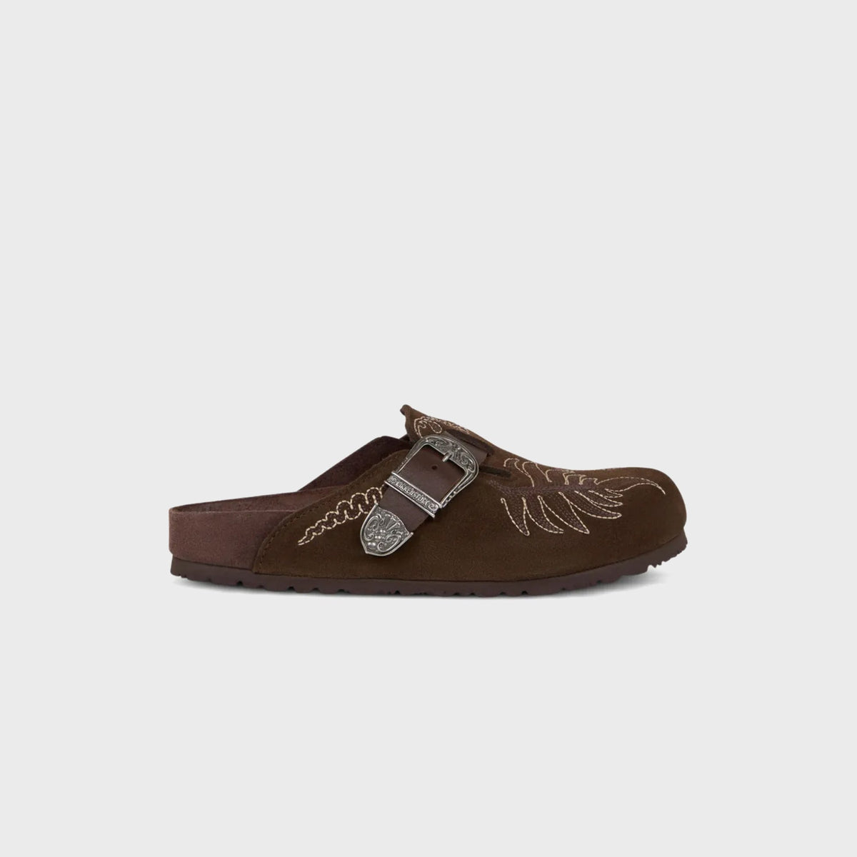Birkenstock x ETRO Boston Embroidered - Chocolate