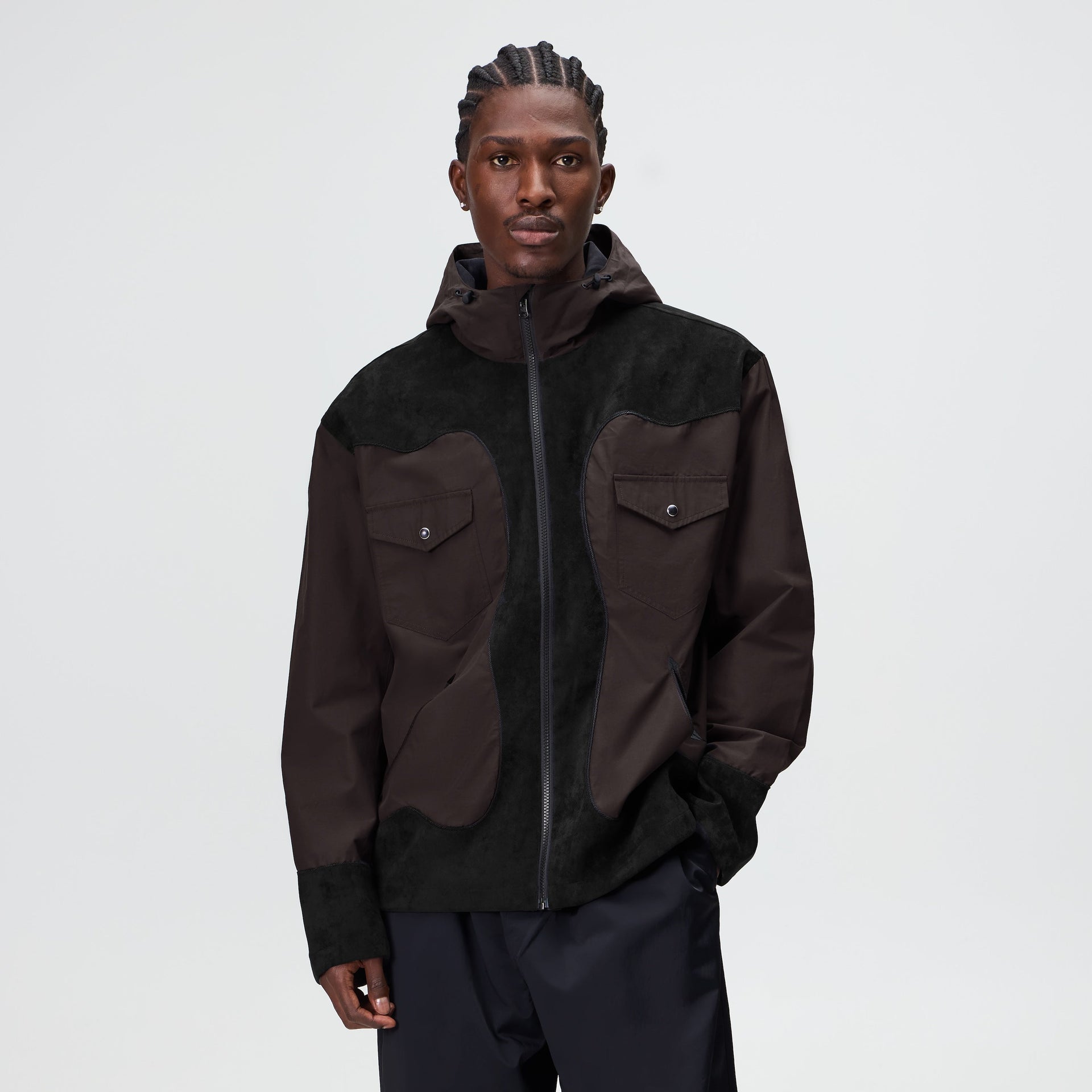 Kith Nylon Faille Austin Jacket - Kindling
