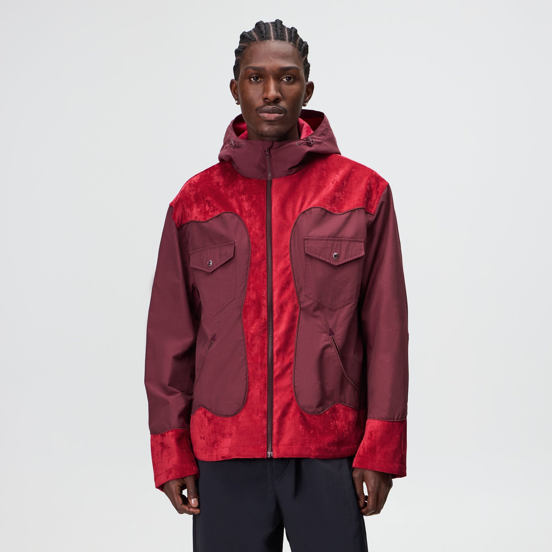 Kith Nylon Faille Austin Jacket - Magma
