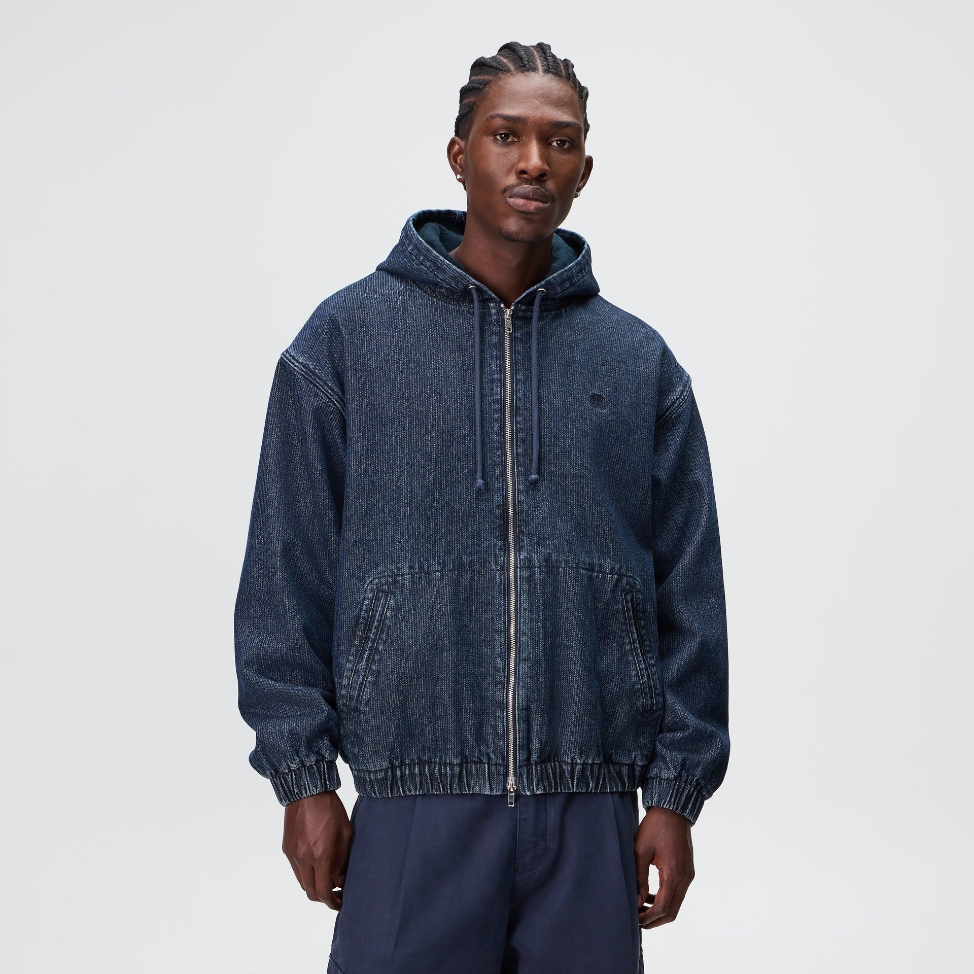 Kith Fleece Lined Denim Nyx Jacket - Indigo