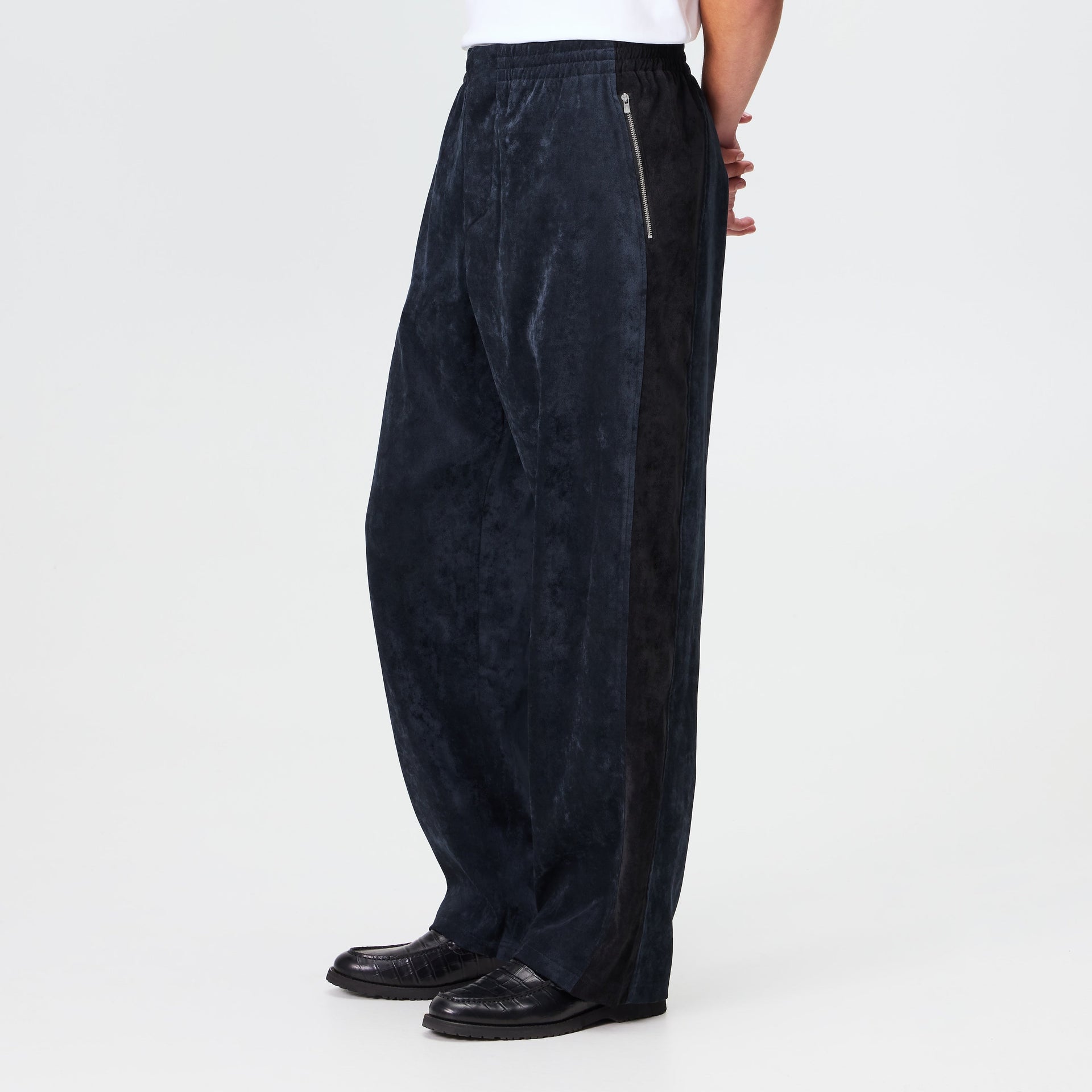 Kith Sueded Velour Landry Pant - Nocturnal