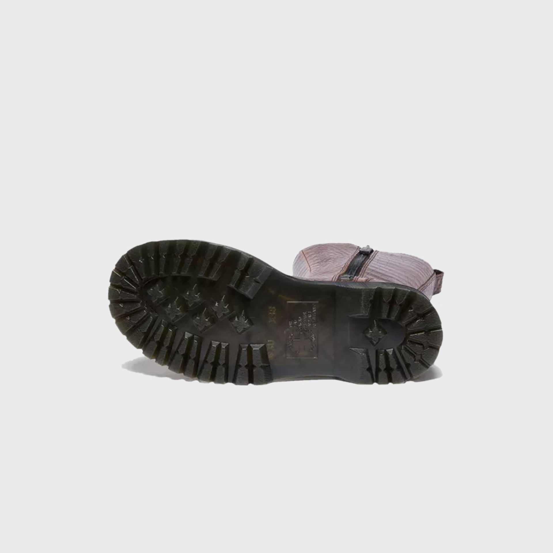 Dr. Martens Rejena Croc Emboss Leather Boots - Mocha Brown