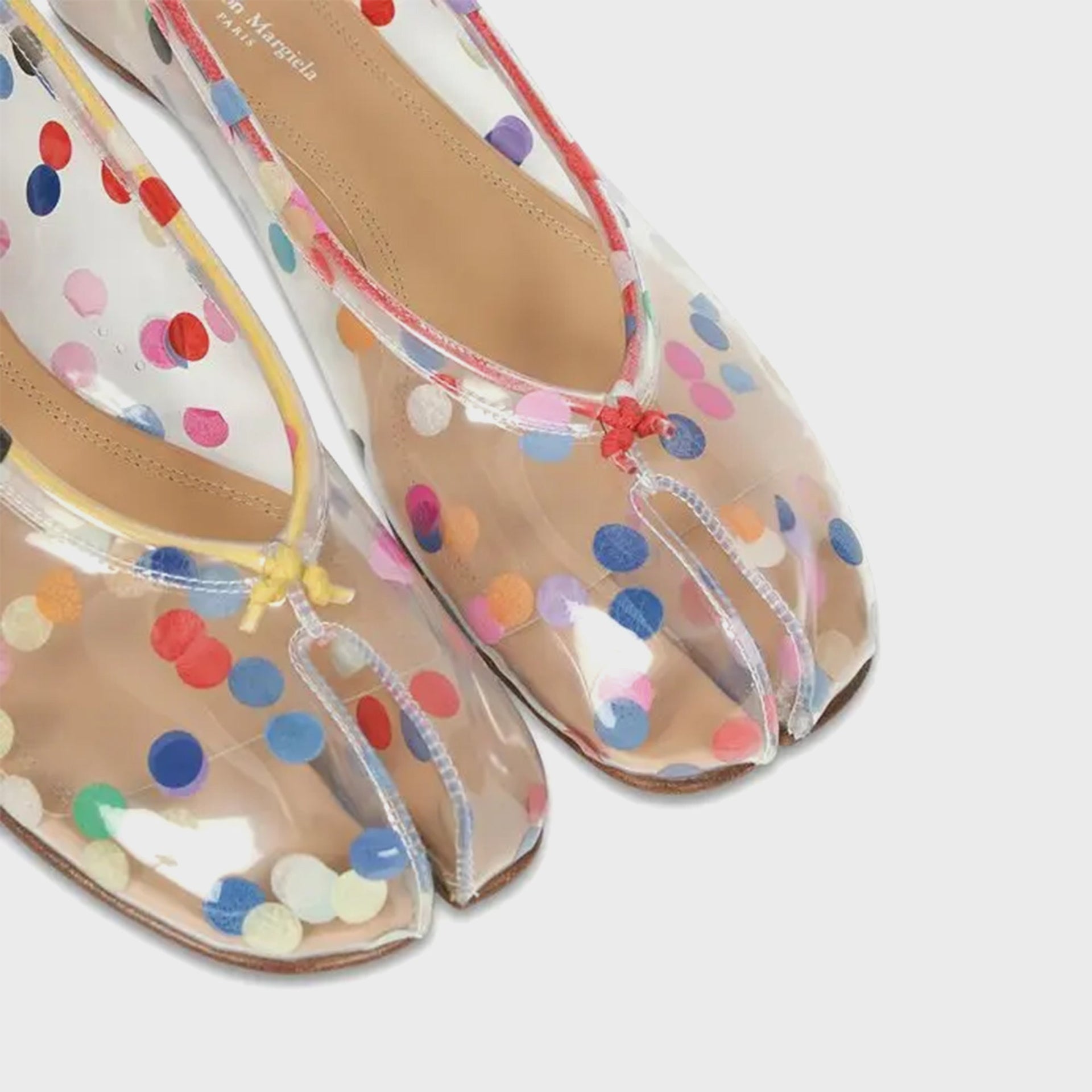 Maison Margiela WMNS Tabi Ballerina Flats - Transparent / Multicolor