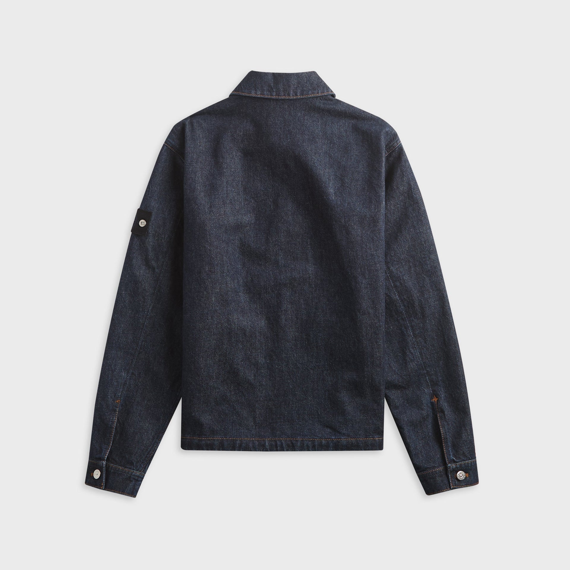 Stone Island Denim Research Rinsed Coach Jacket - Blue Rinse