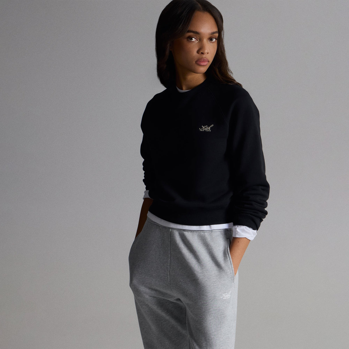 Kith Women Reese Crewneck - Black