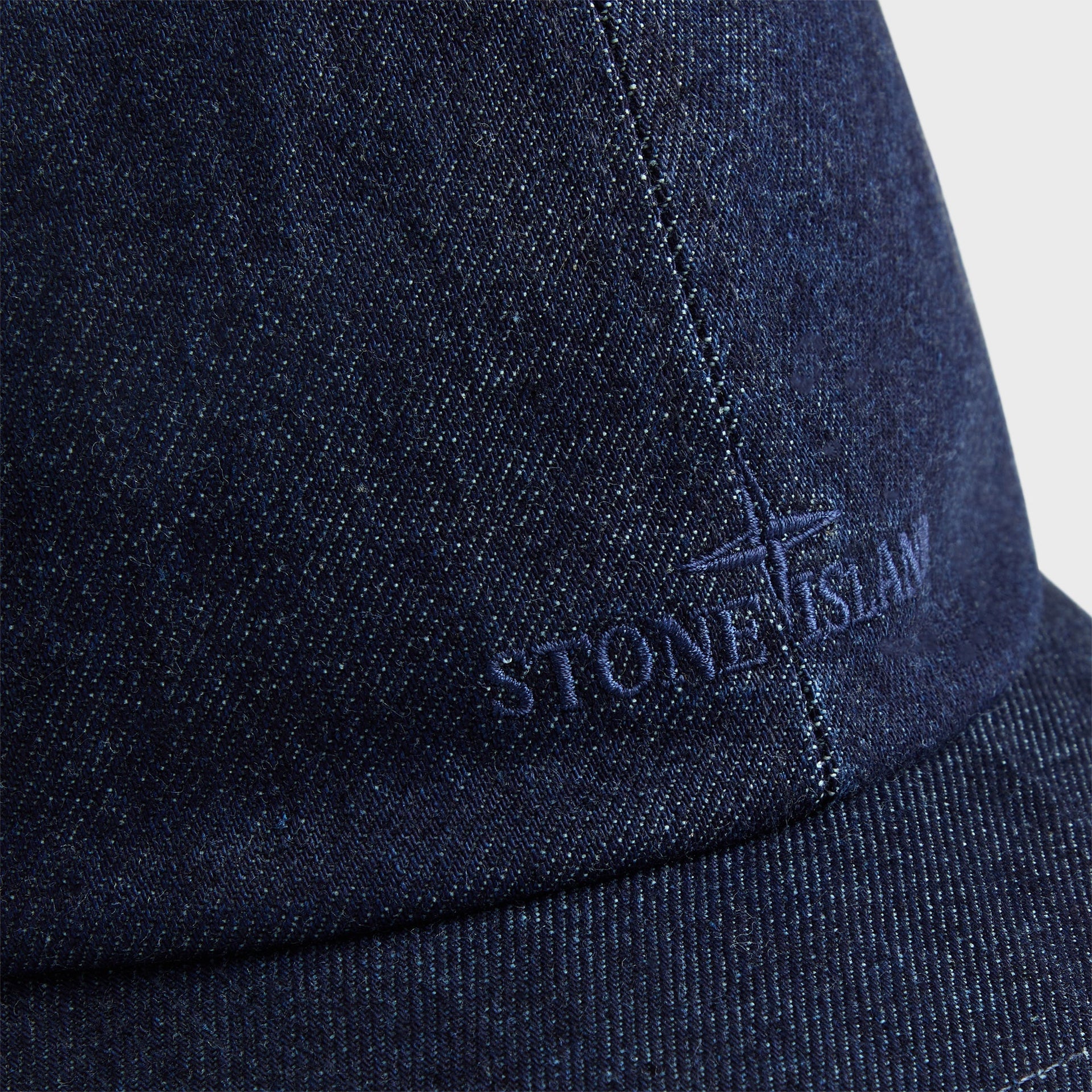 Stone Island Denim Research Baseball Cap - Blue Rinse
