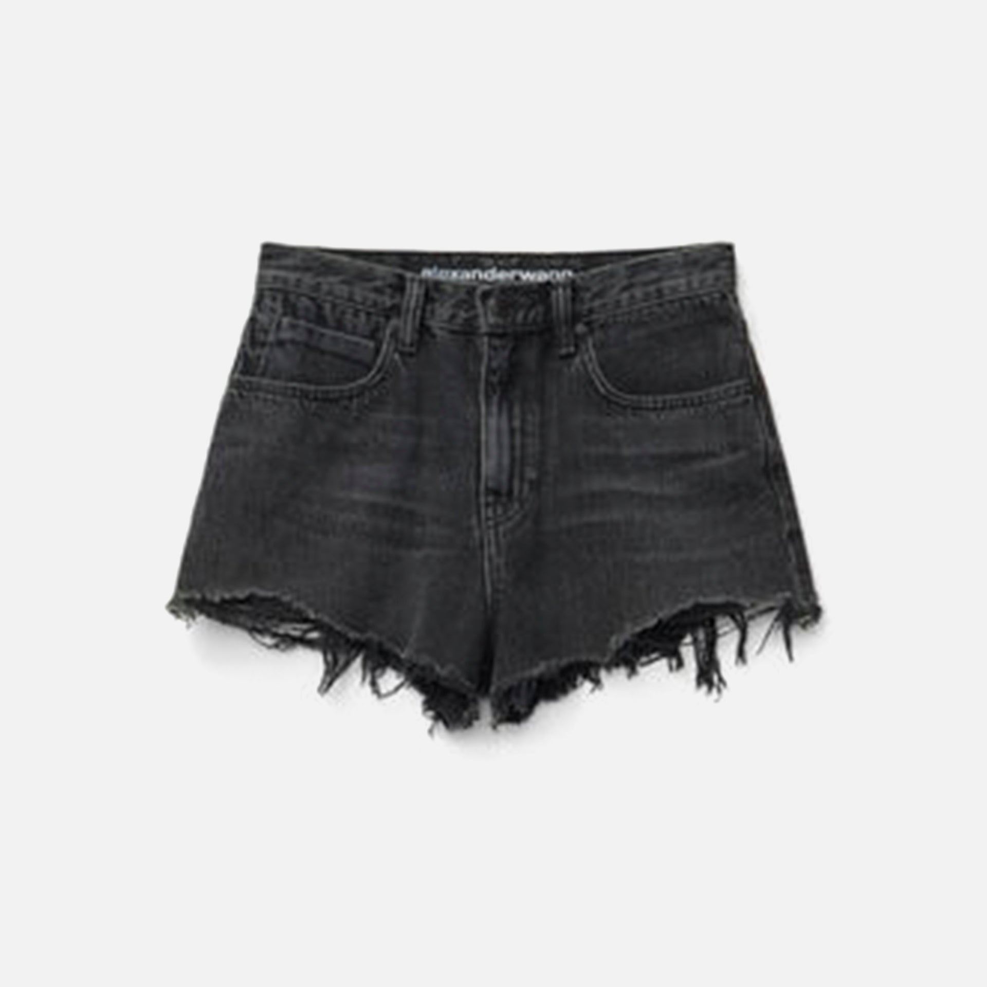 Alexander Wang Denim Bite Short - Grey Aged