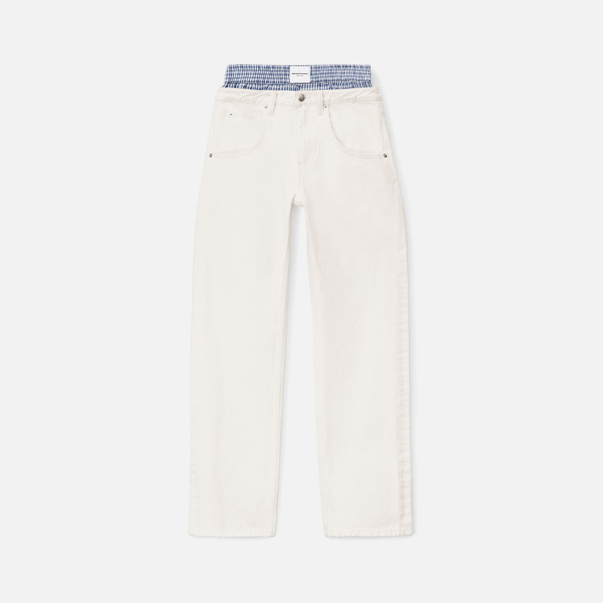 Alexander Wang Prestyled Boxer Skater Jean - Moonshine