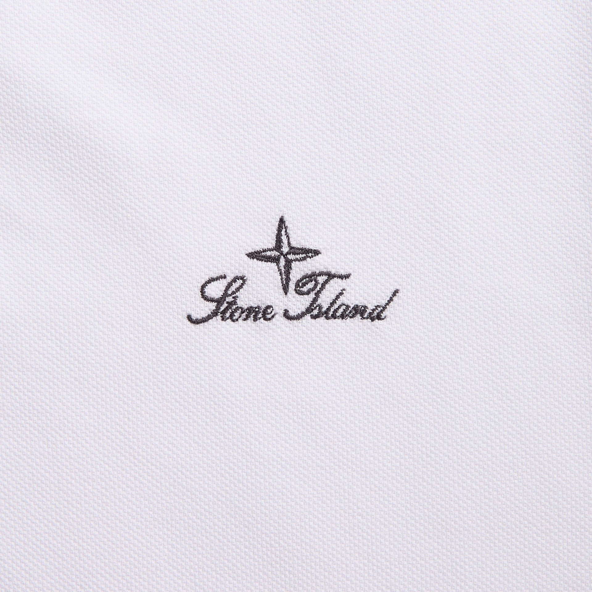 Stone Island Cotton Piqué Polo - White
