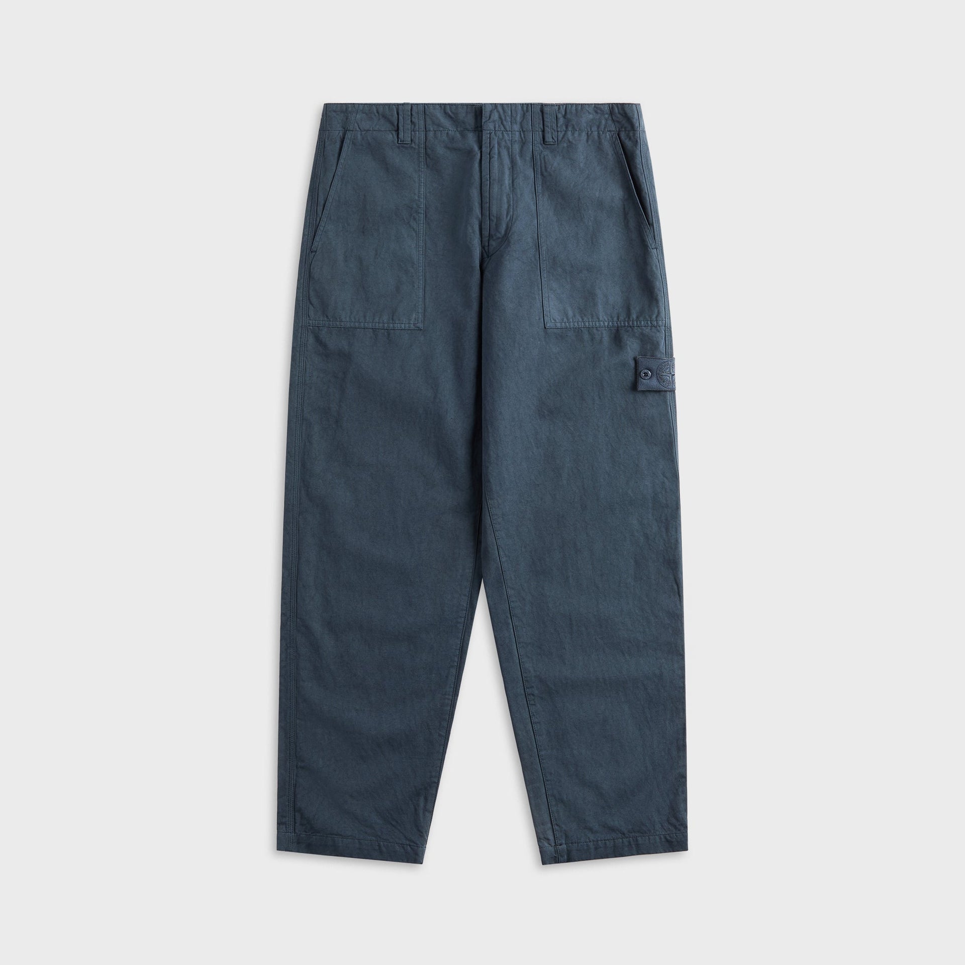 Stone Island Ghost Canvas Trouser - Slate Blue